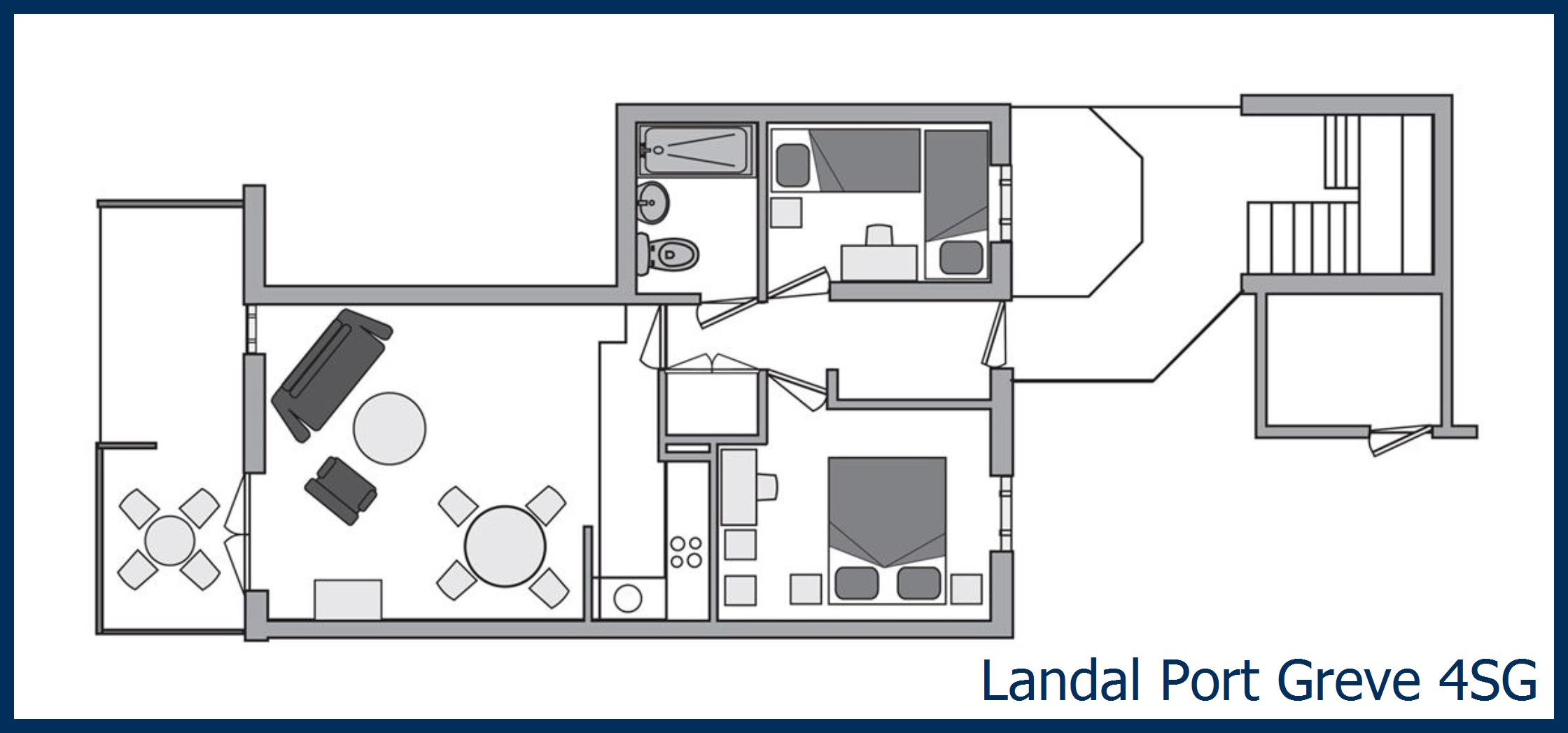 Appartement 4SG à Port Greve