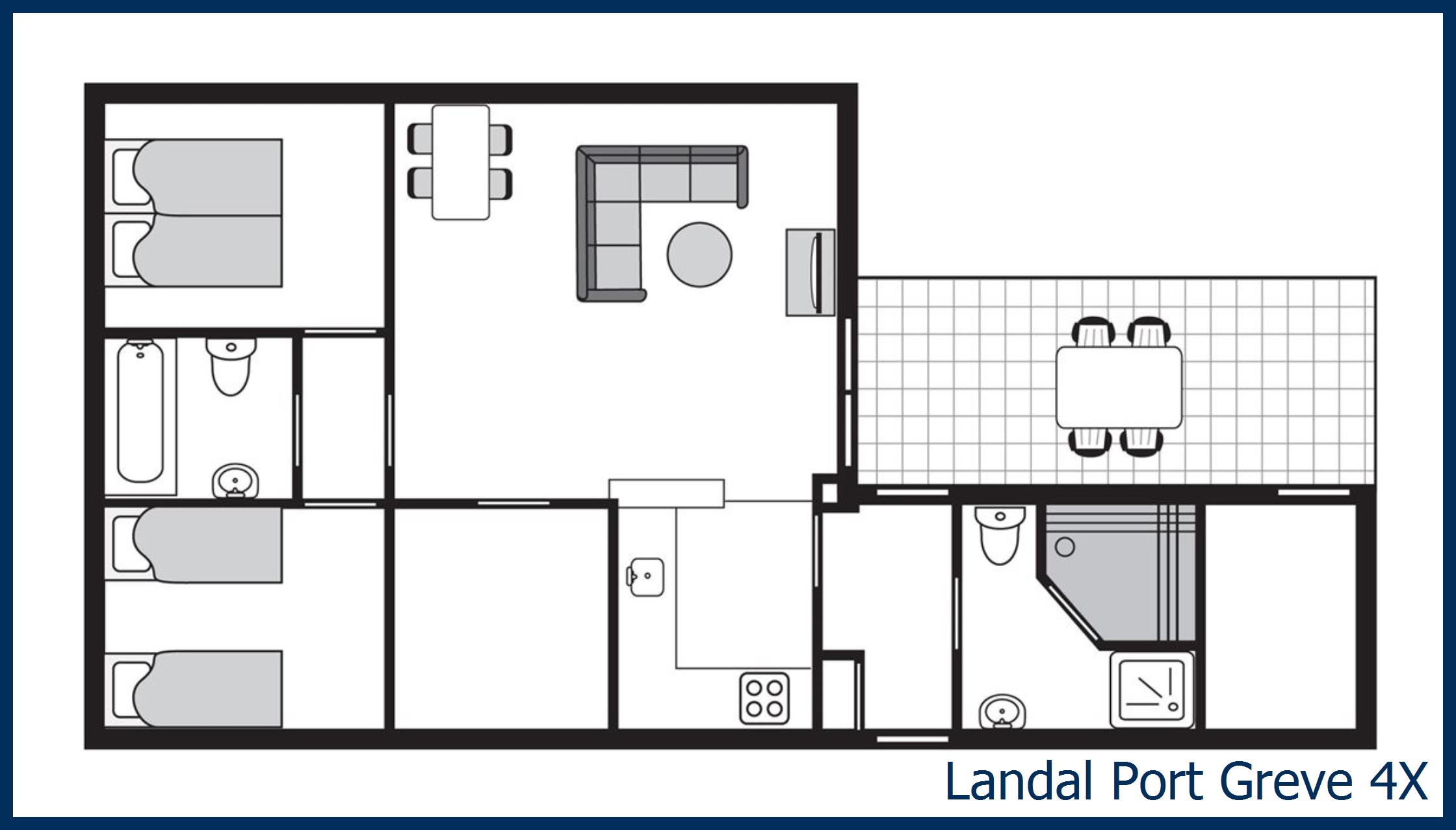 Bungalow 4X à Port Greve