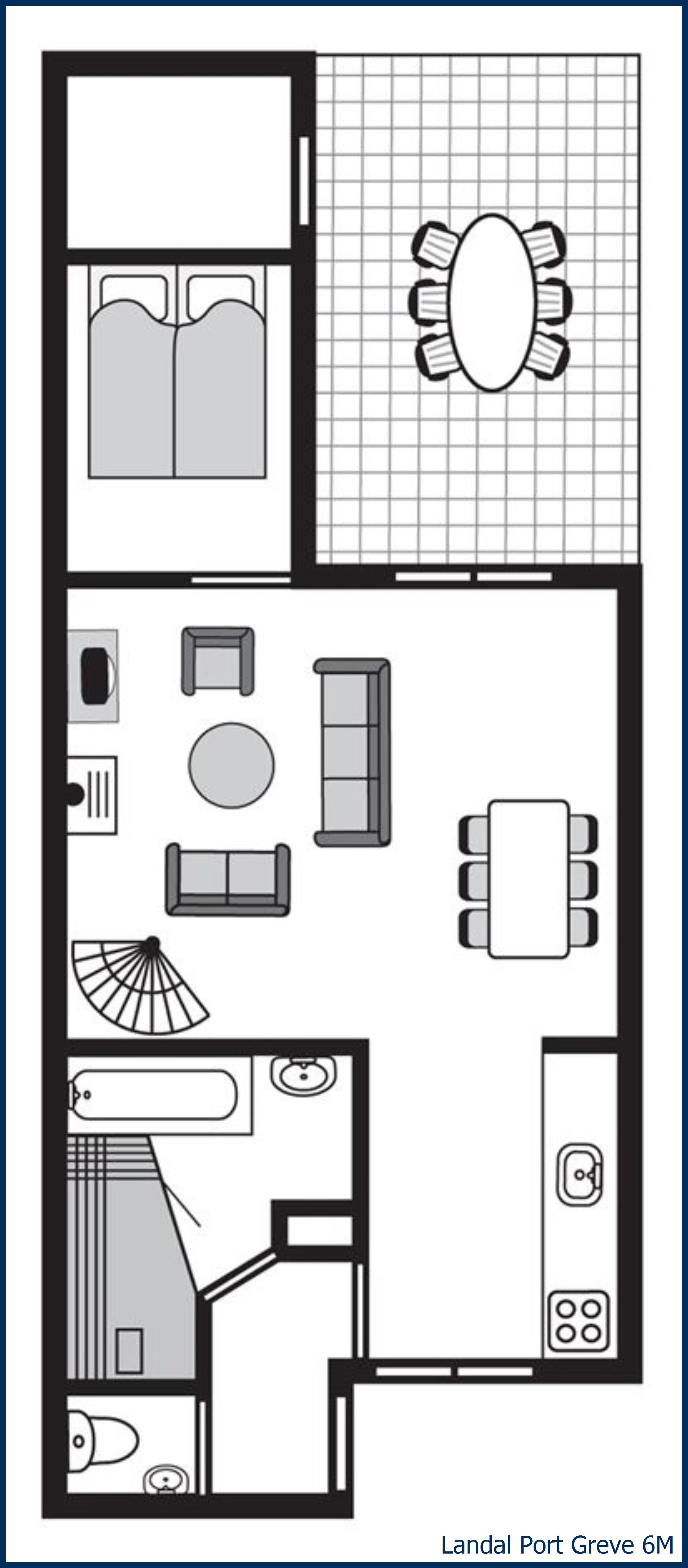 Bungalow 6M à Port Greve