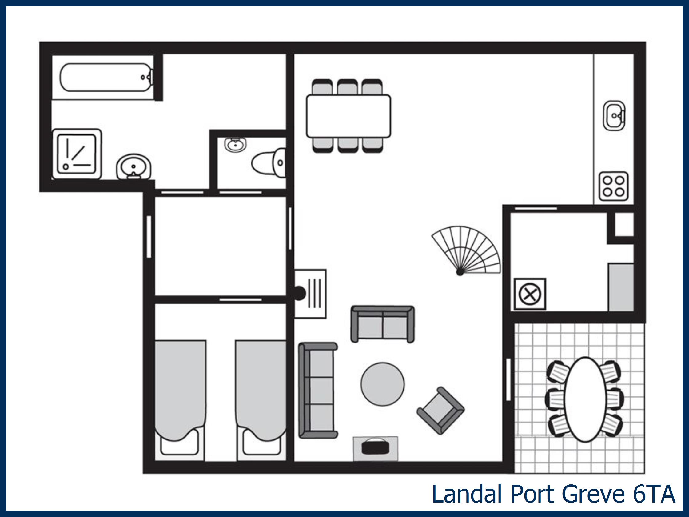 Bungalow 6TA à Port Greve