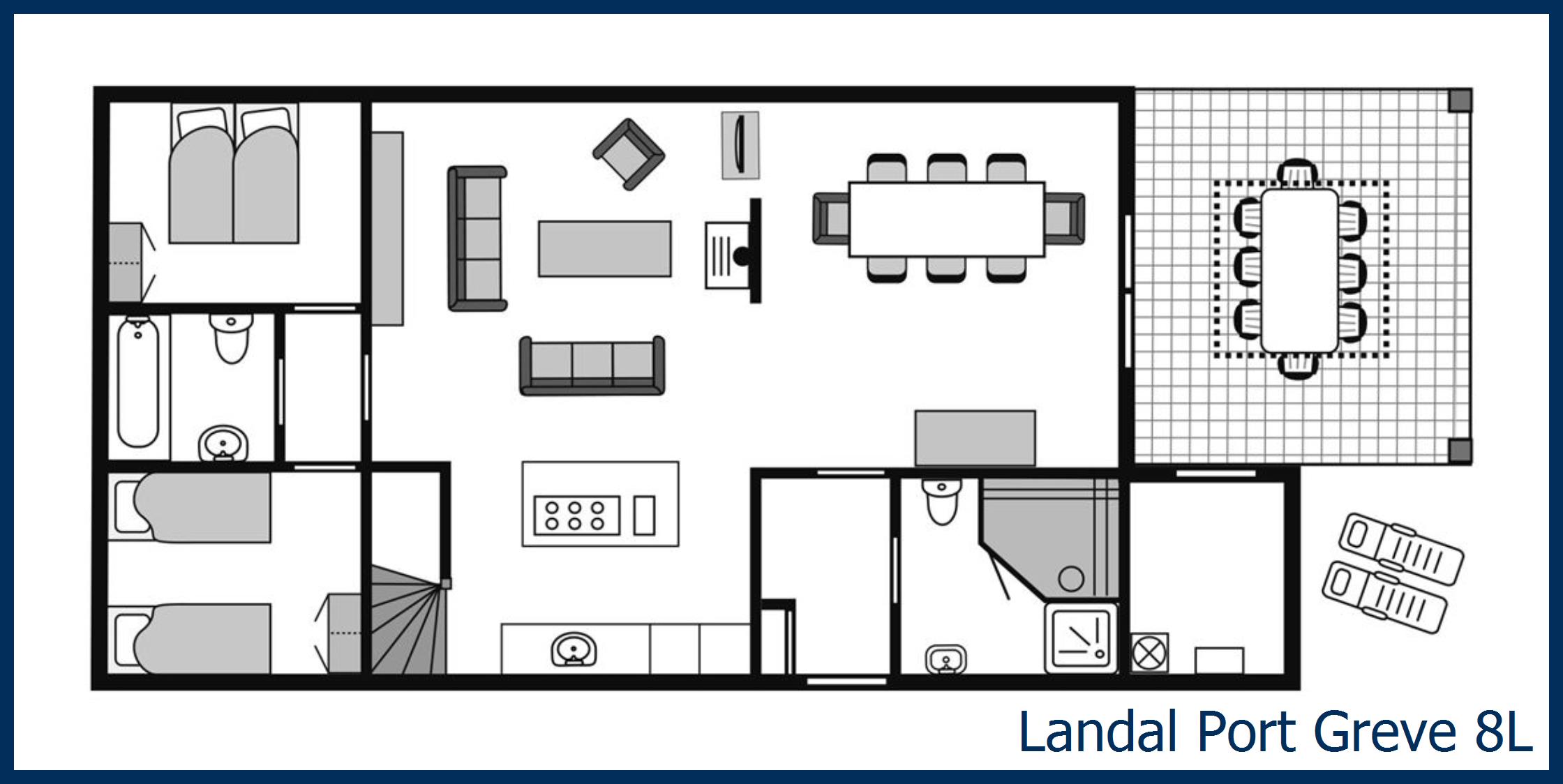 Bungalow 8L à Port Greve