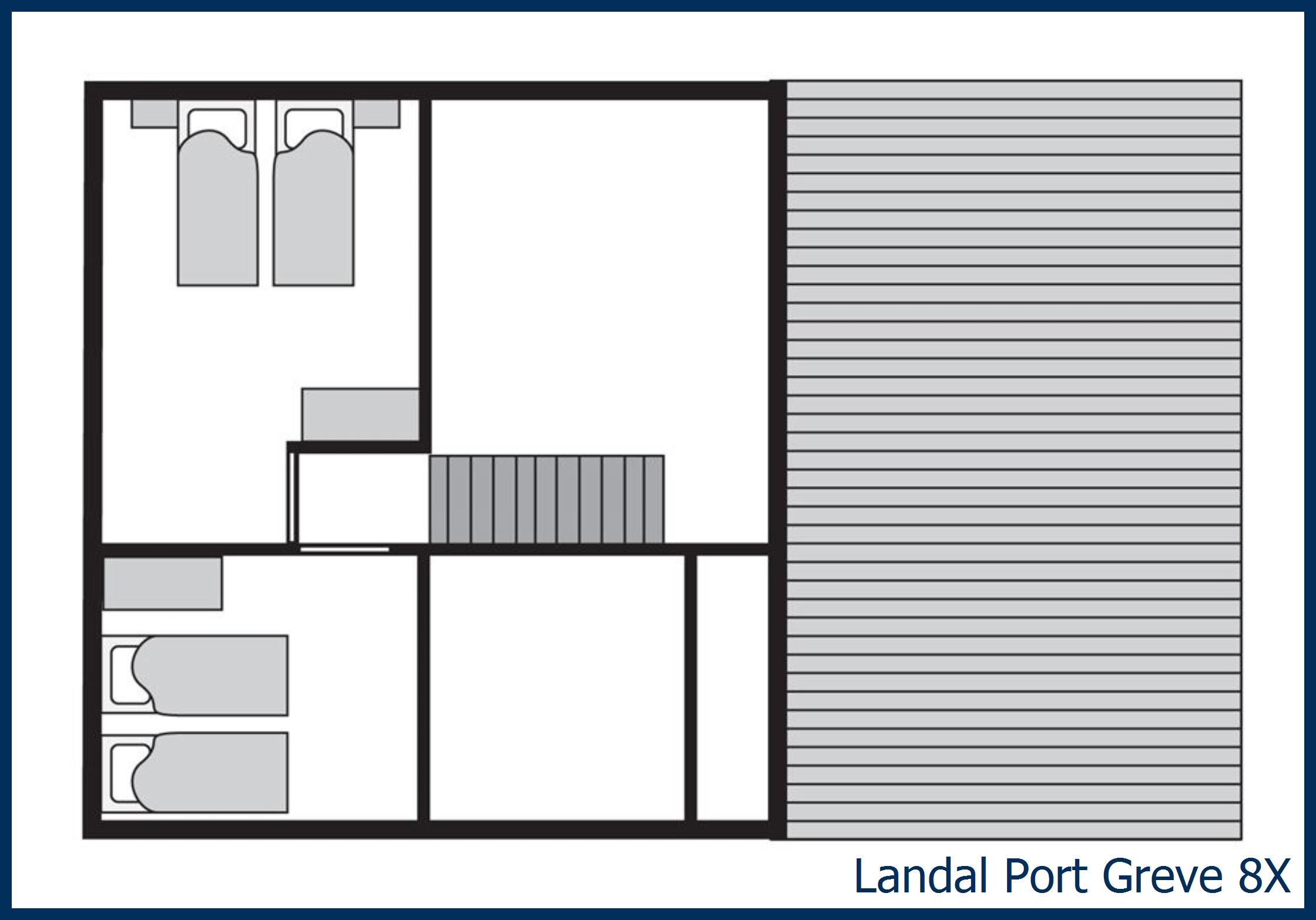 Bungalow 8X à Port Greve