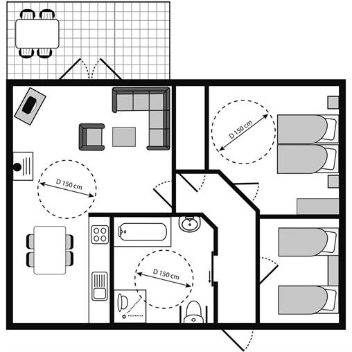 Bungalow 4BT à Sonnenberg