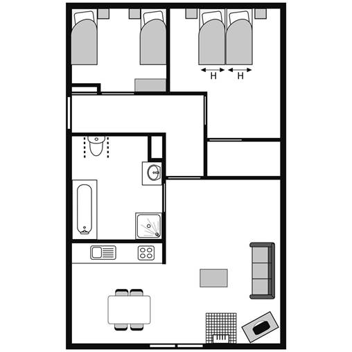 Bungalow 4CT à Sluftervallei