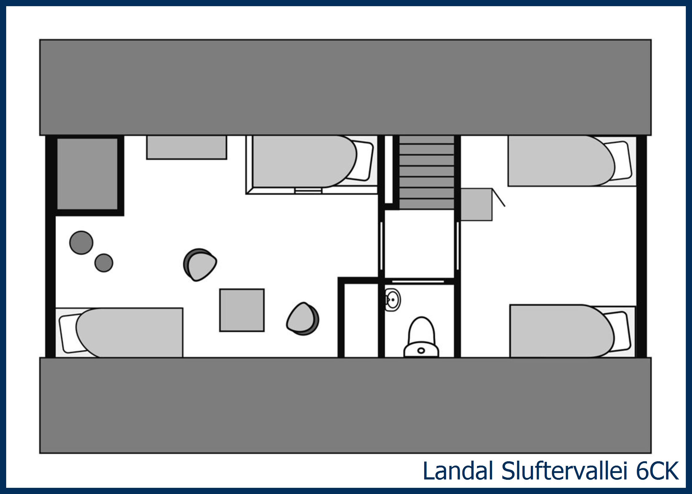 Bungalow enfant 6CK à Sluftervallei