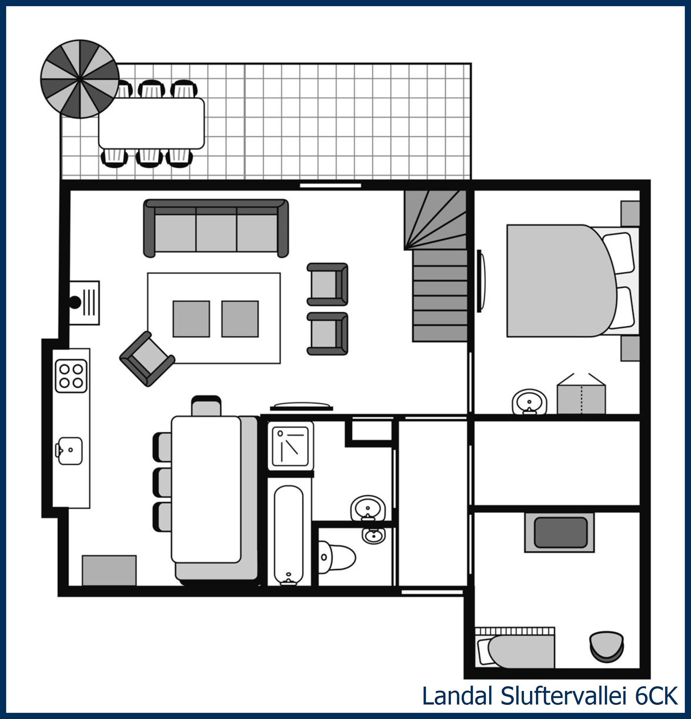 Bungalow enfant 6CK à Sluftervallei