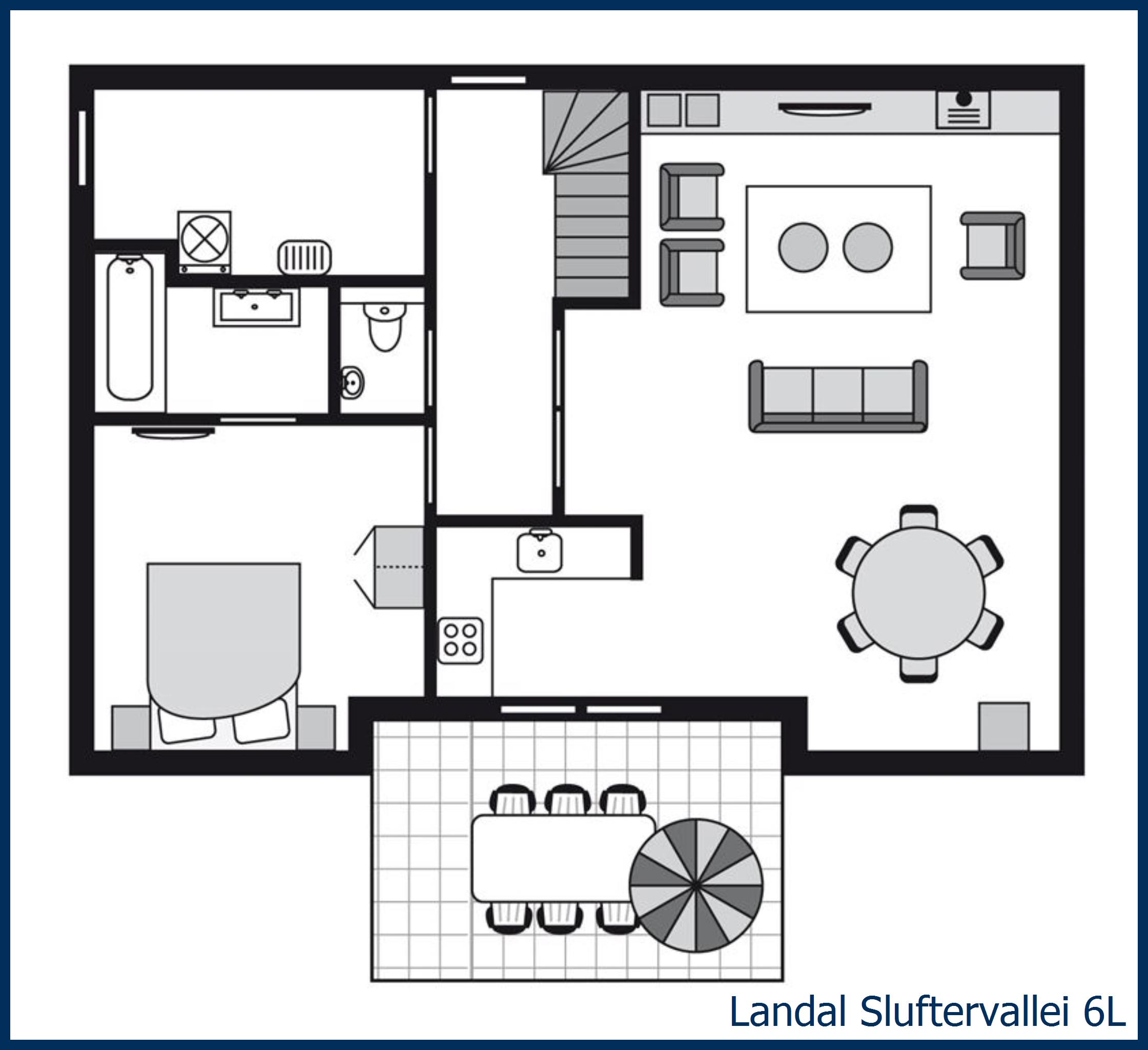 Bungalow 6L à Sluftervallei