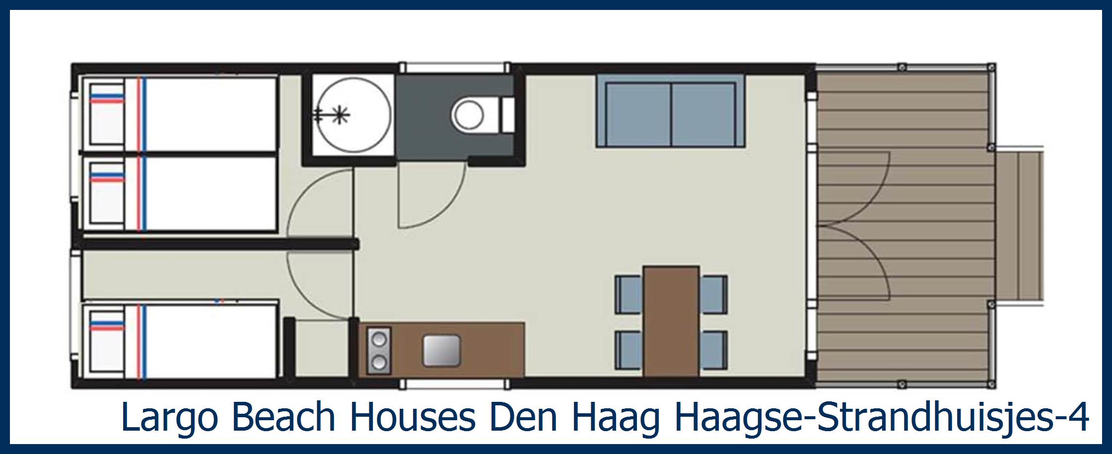 Maison de plage Haagse-Strandhuisjes-4 à Beach Houses Den Haag