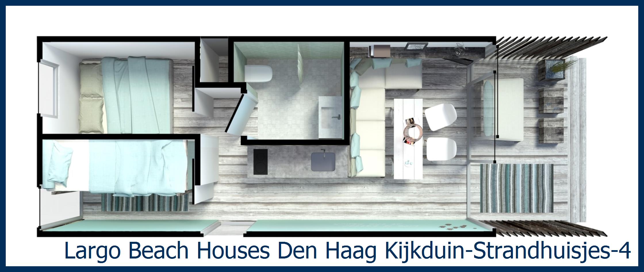 Maison de plage Kijkduin-Strandhuisjes-4 à Beach Houses Den Haag