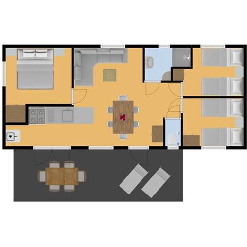 Caravane Mobil home Chambon - 6BDV+3XL à Belledonne