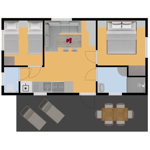 Caravane Mobil home Goléon - 6BDV à Belledonne
