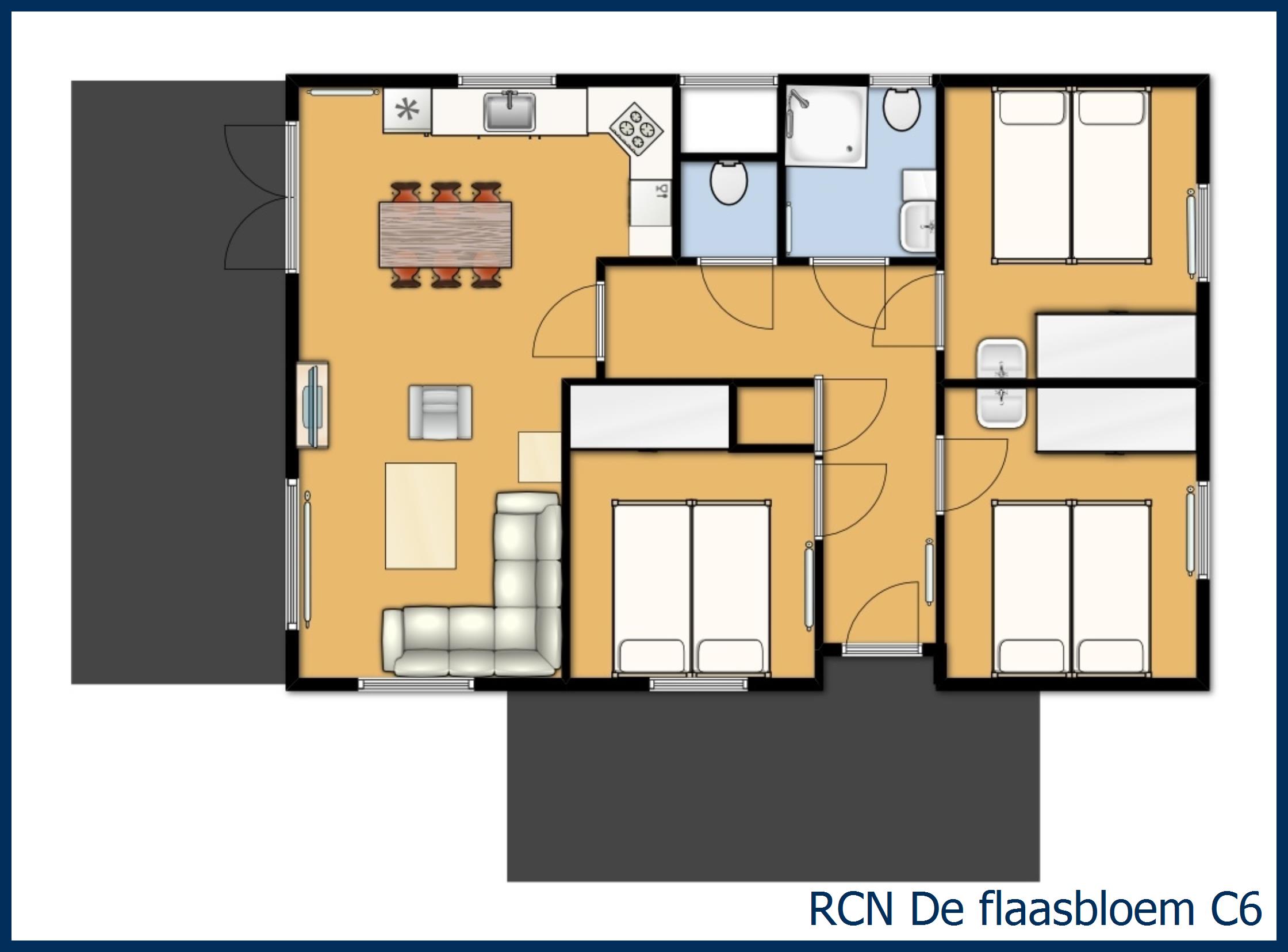Chalet stuga C6 à De Flaasbloem