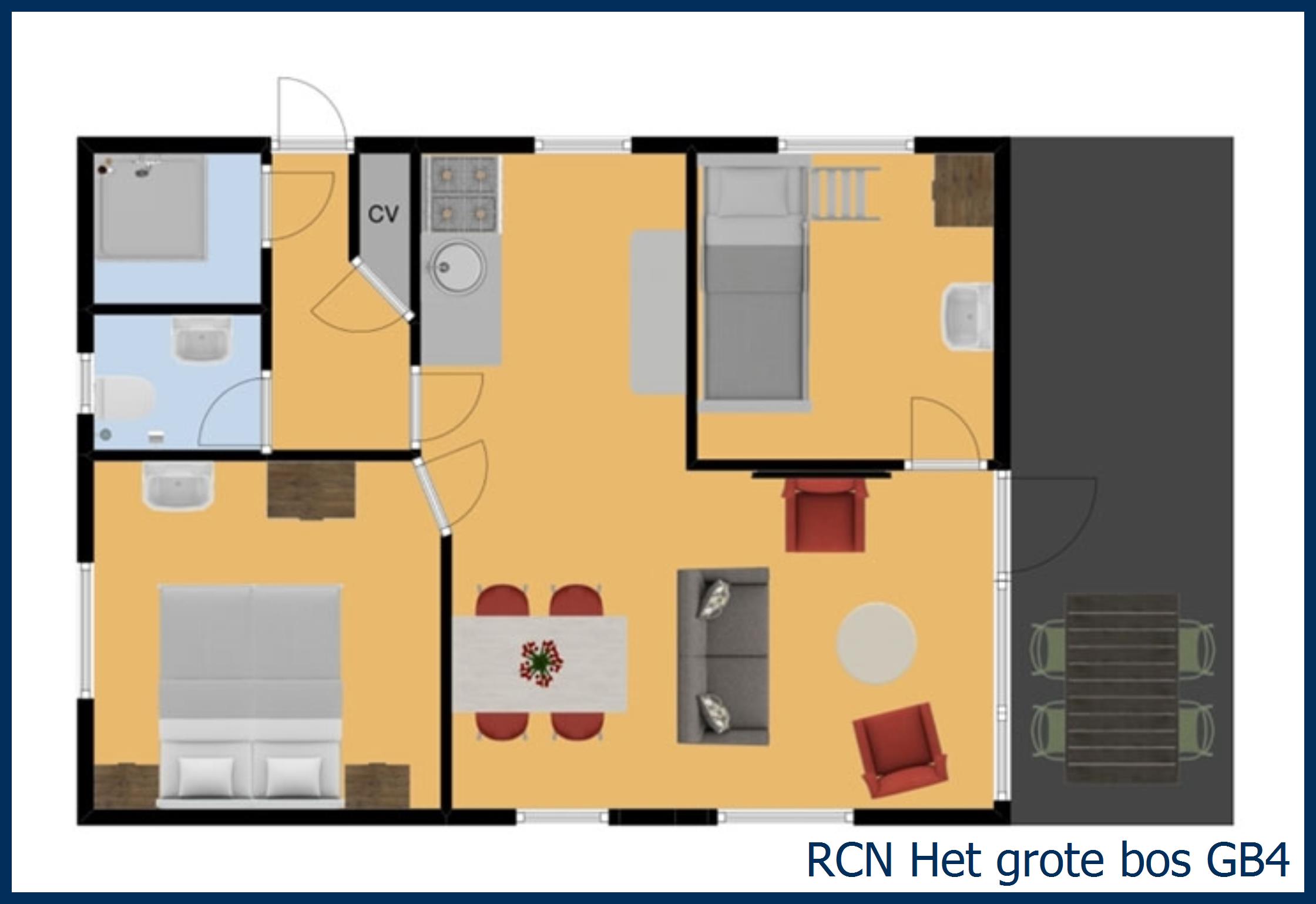 Bungalow broekbergen GB4 à Het Grote Bos