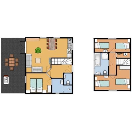 Bungalow hydepark GB6S à Het Grote Bos