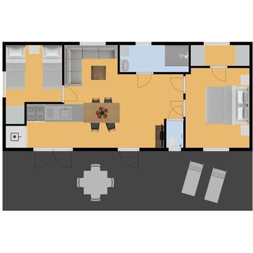 Kindermobilheim Mobilheim Bergerac - 4LMVAXXL in Le Moulin de la Pique