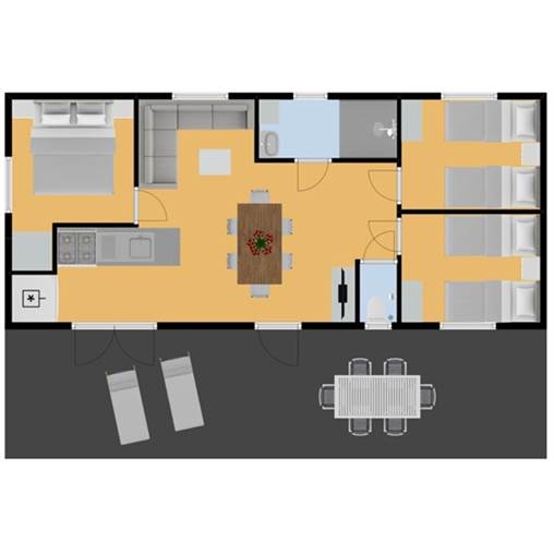 Kindermobilheim Mobilheim les Milandes - 6LMVA+3XL in Le Moulin de la Pique