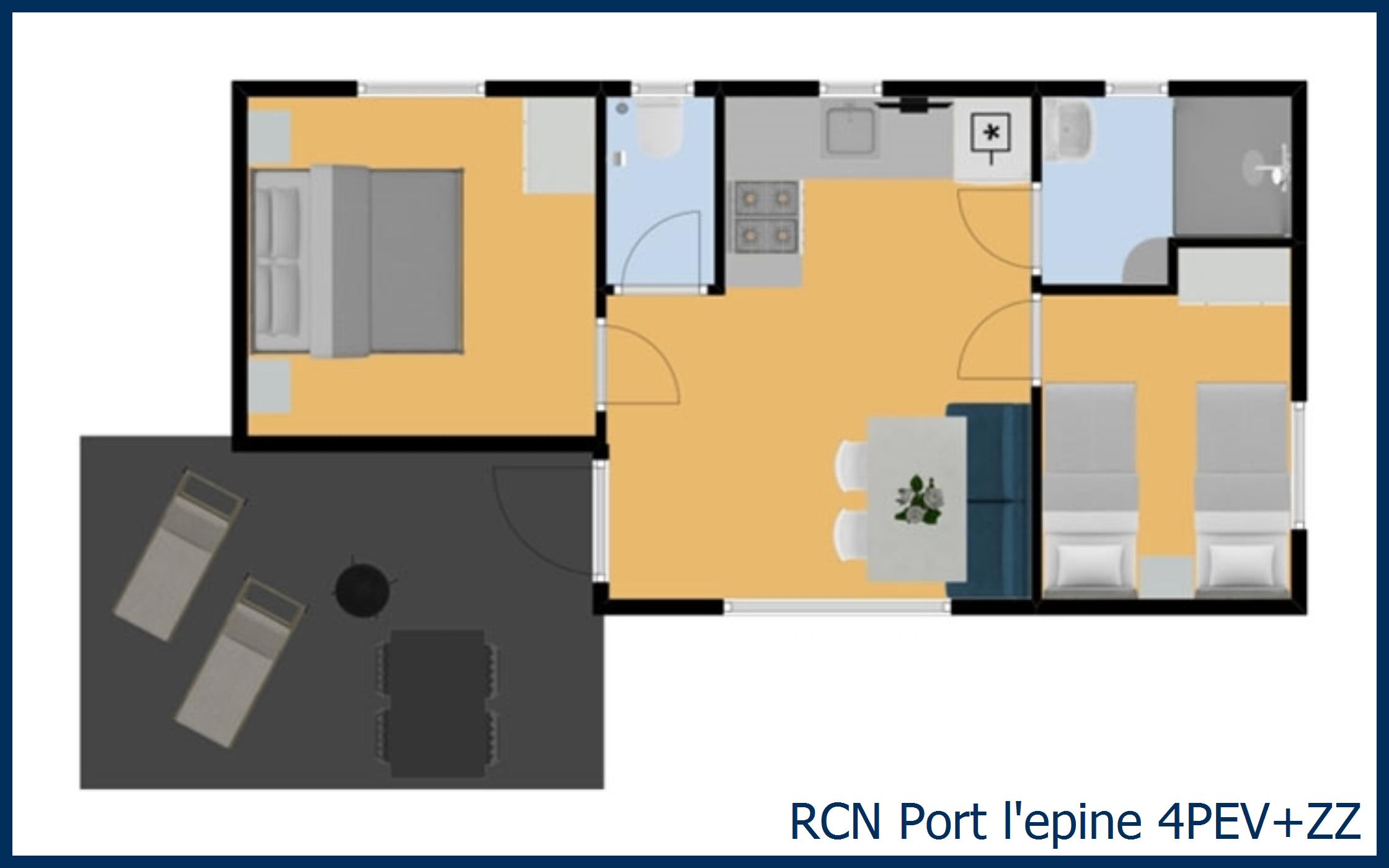 Mobilheim palourde 4PEV+ZZ in Port l'Epine