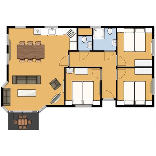 Chalet het skûtsje C6 in De Potten