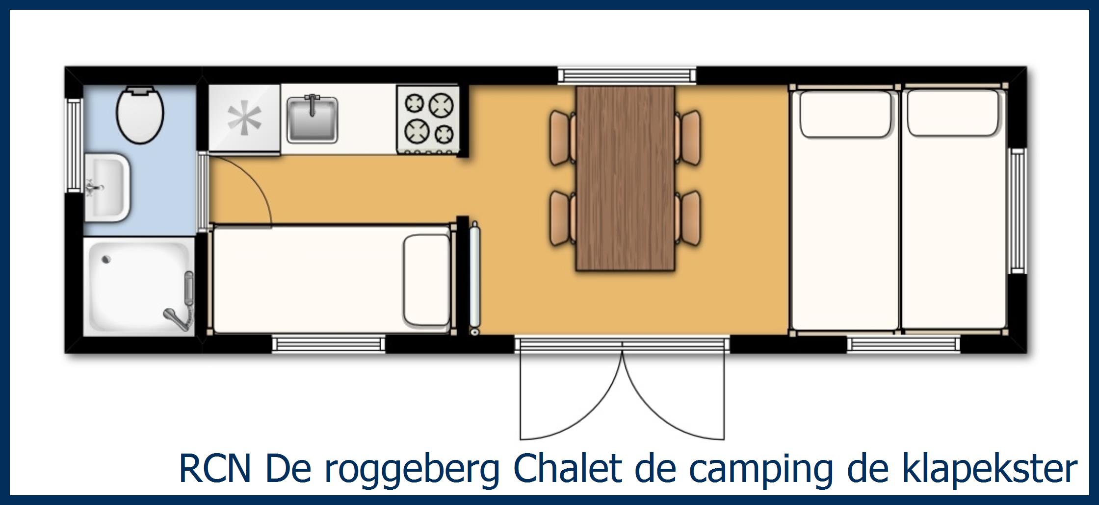 Cabane en bois de camping de klapekster à De Roggeberg