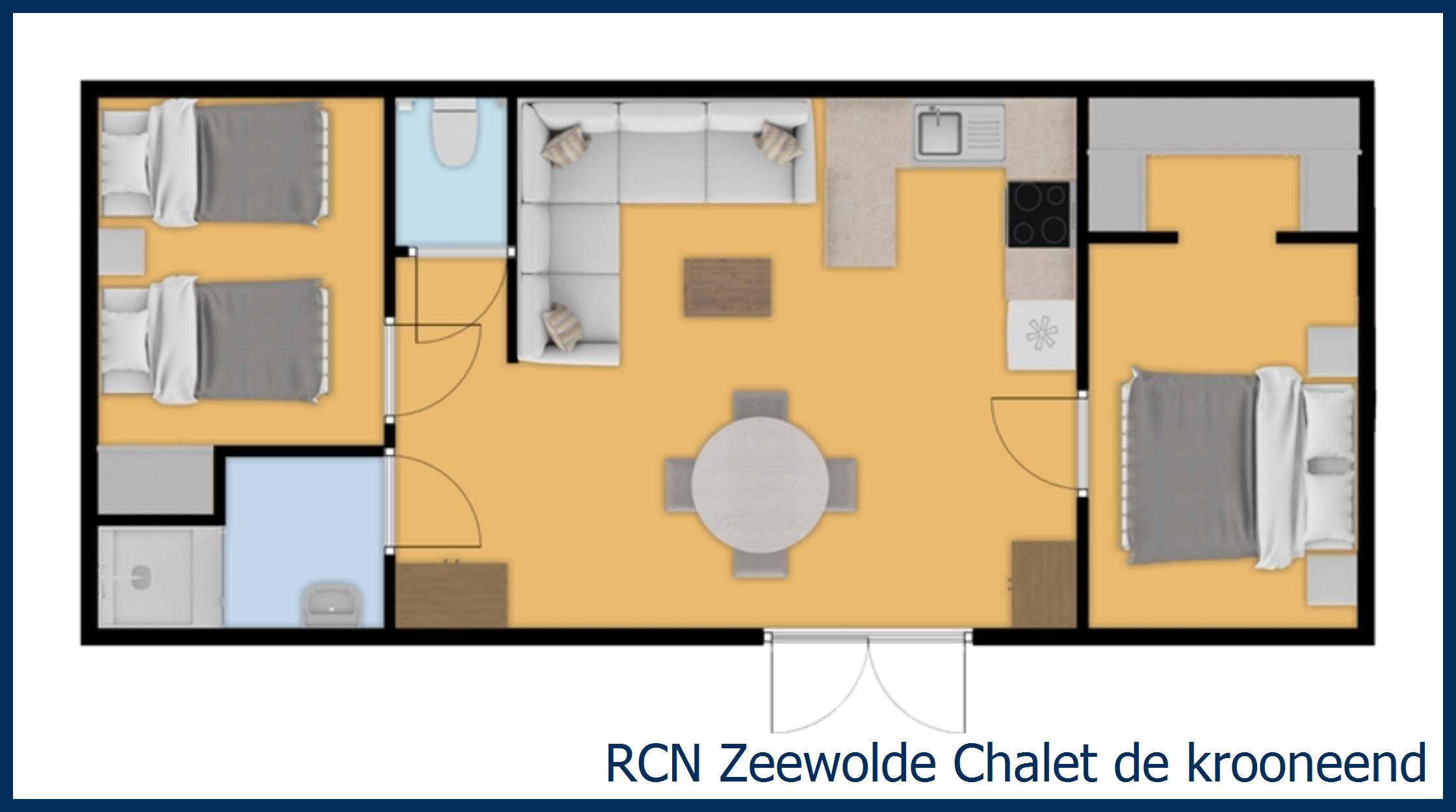 Blockhütte de krooneend in Zeewolde