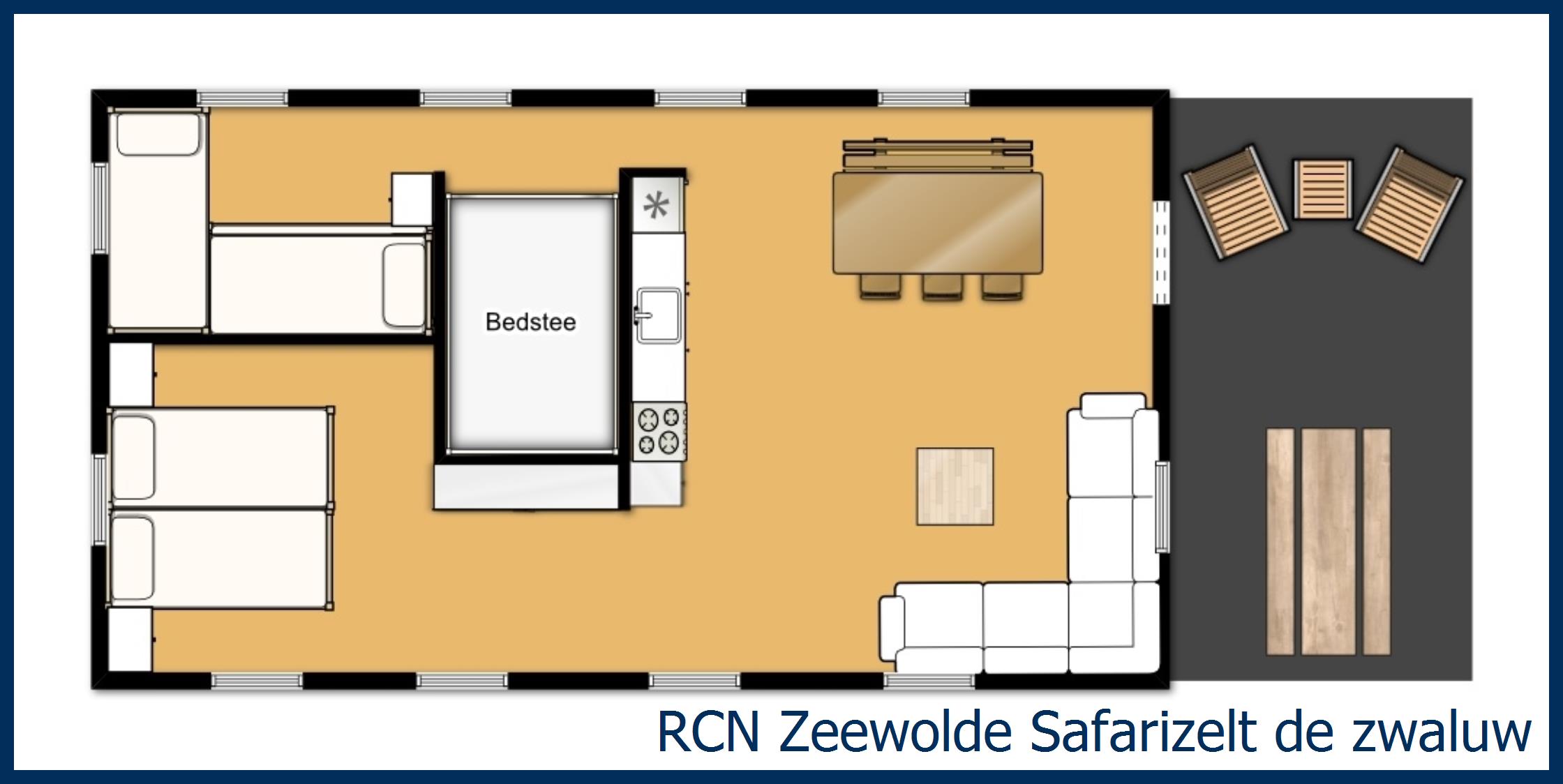  Safarizelt de Zwaluw in Zeewolde