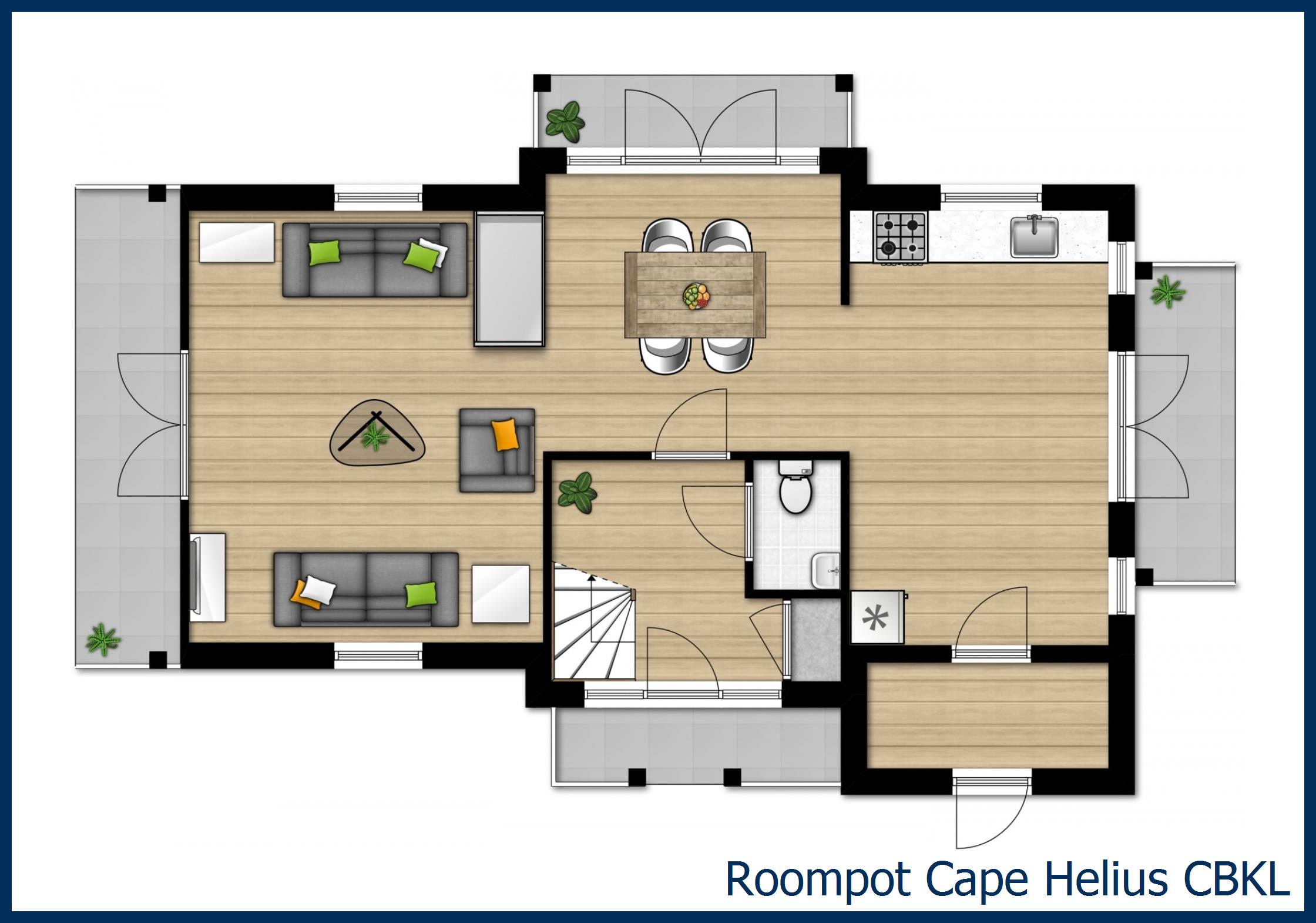 Bungalow CBKL à Cape Helius