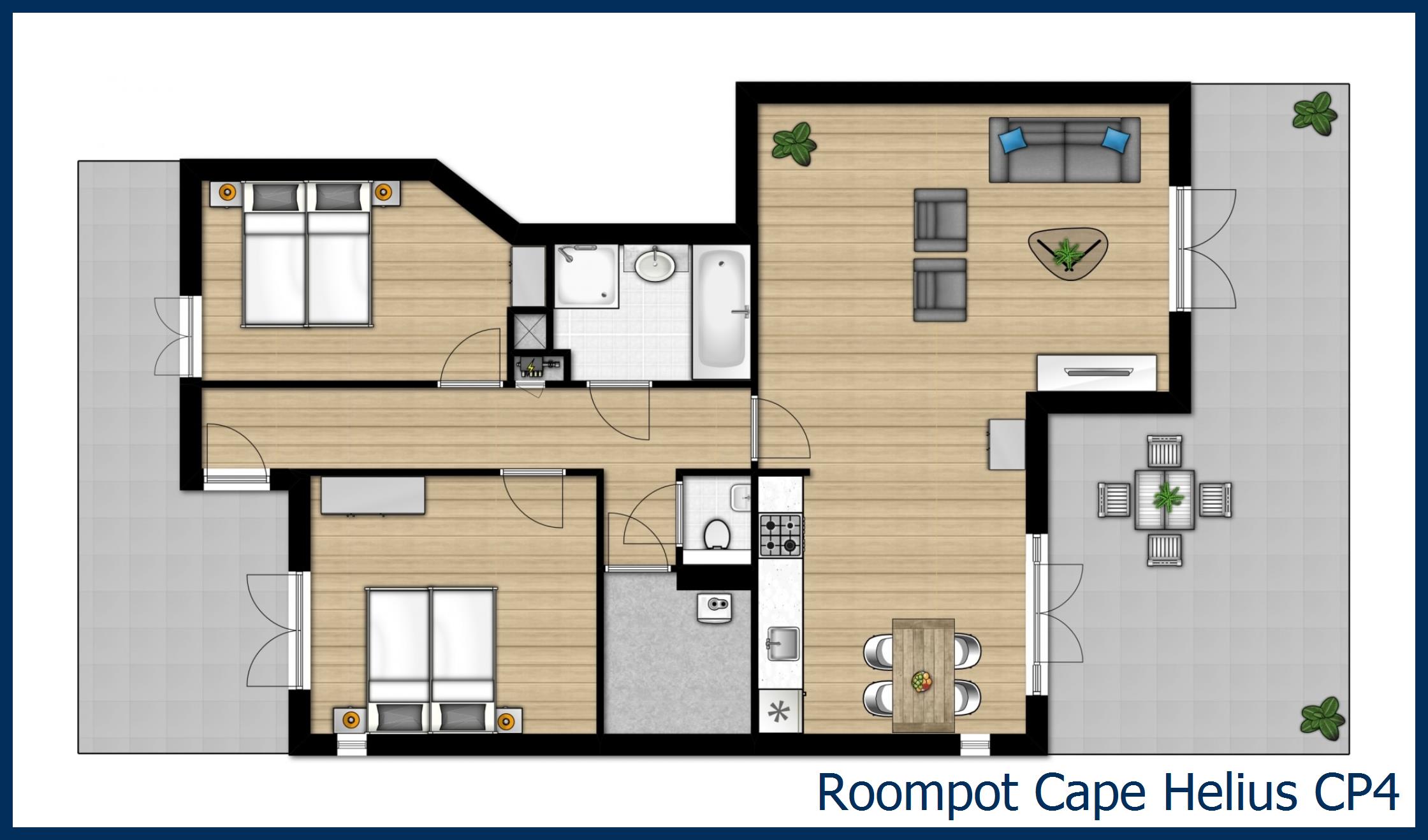 Appartement CP4 à Cape Helius