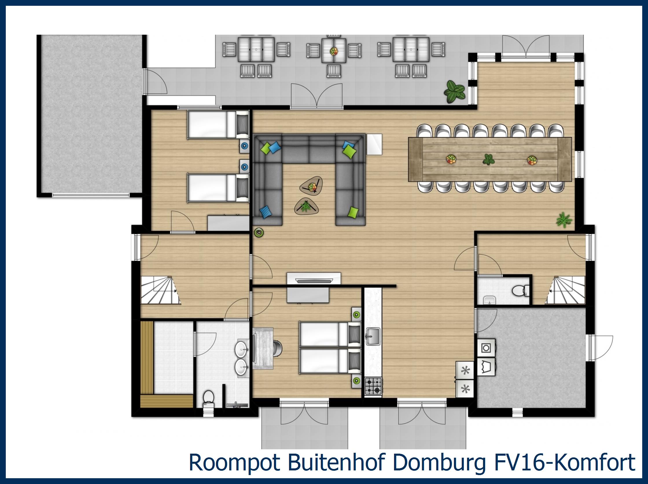 Bungalow FV16-Komfort in Buitenhof Domburg