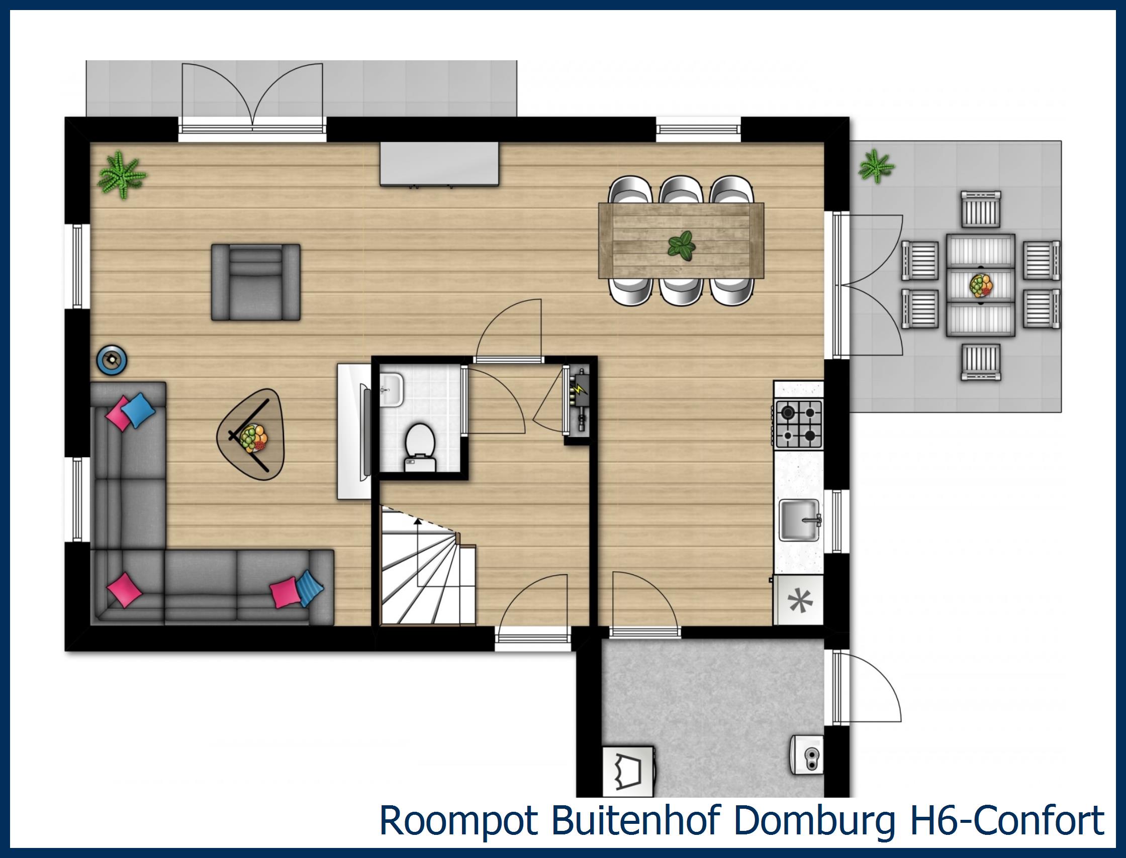 Bungalow H6-Confort à Buitenhof Domburg