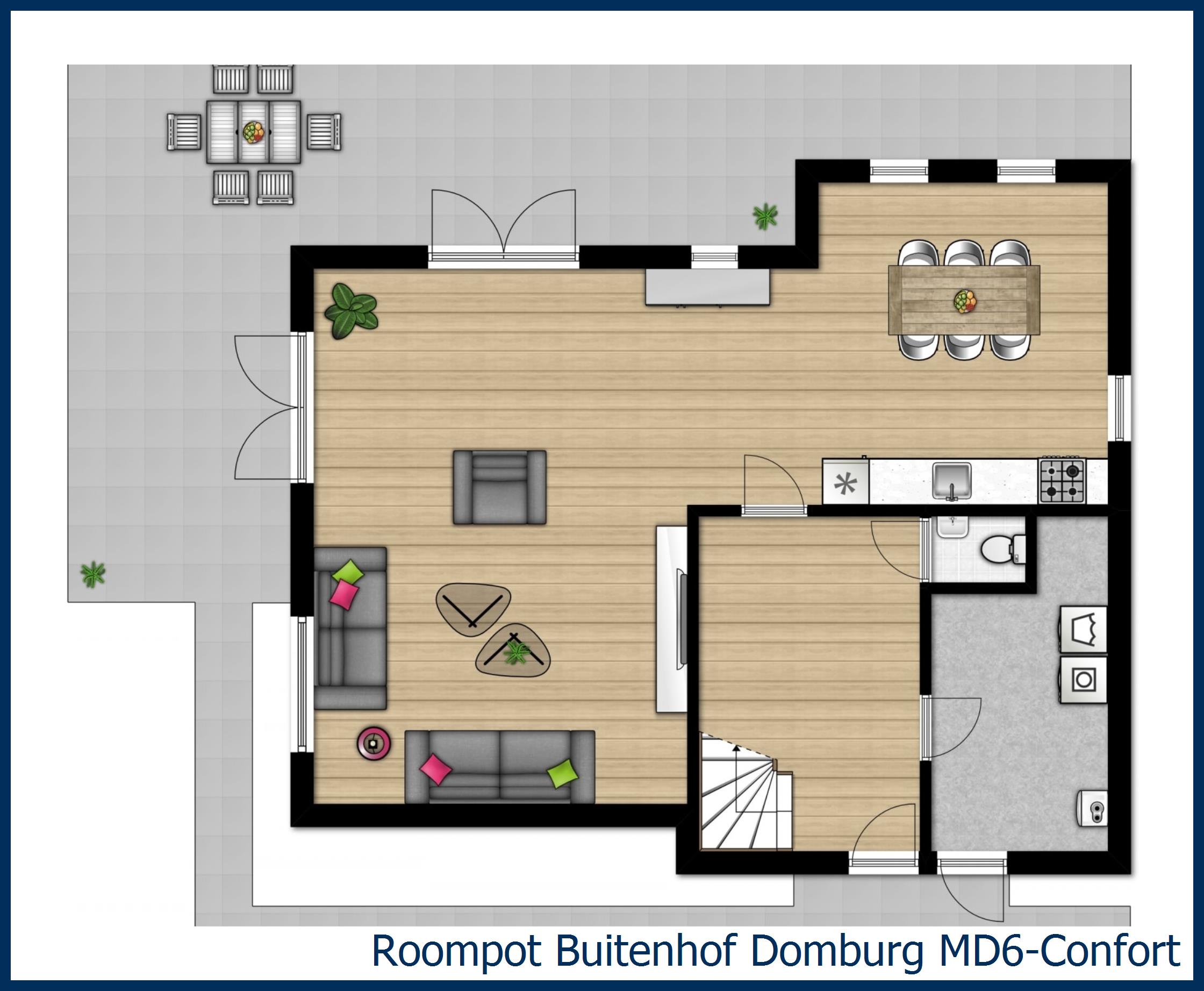 Bungalow MD6-Confort à Buitenhof Domburg