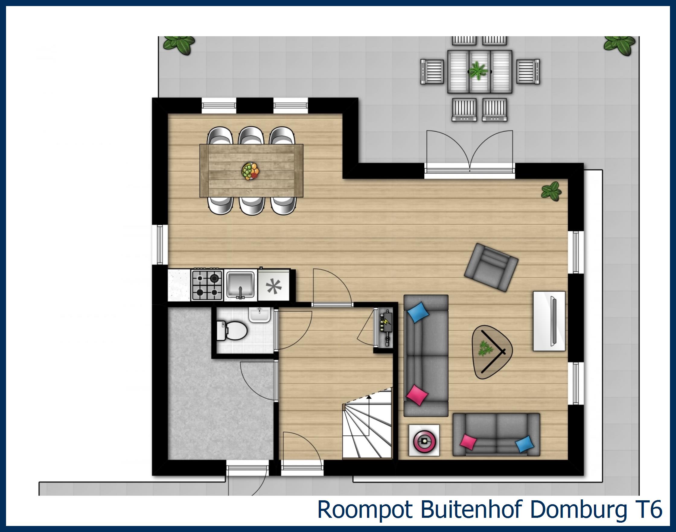 Bungalow T6 à Buitenhof Domburg