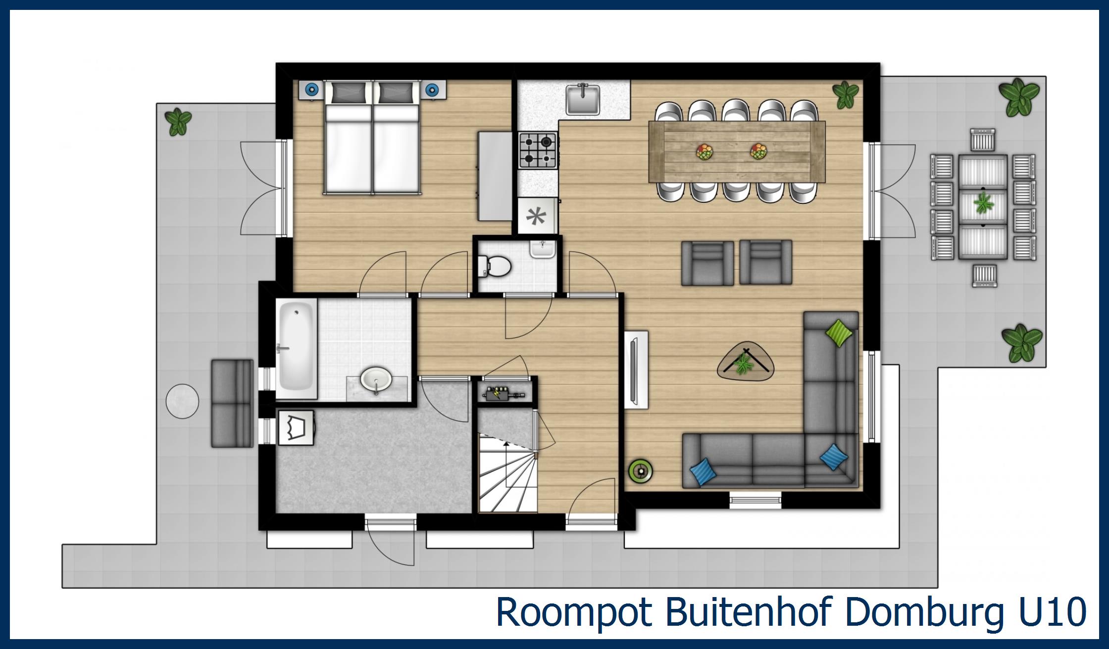 Bungalow U10 à Buitenhof Domburg