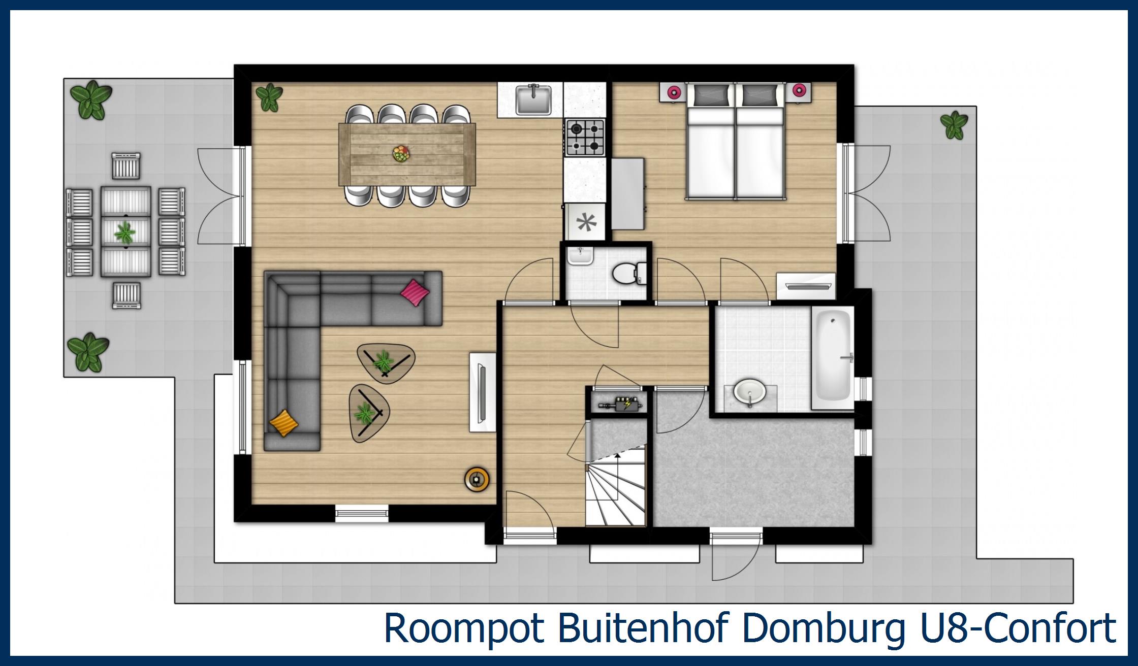 Bungalow U8-Confort à Buitenhof Domburg