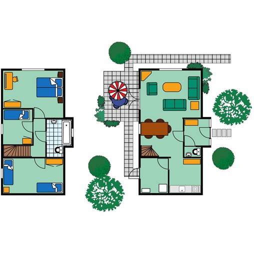 Bungalow MUL in Noordzee Résidence De Banjaard