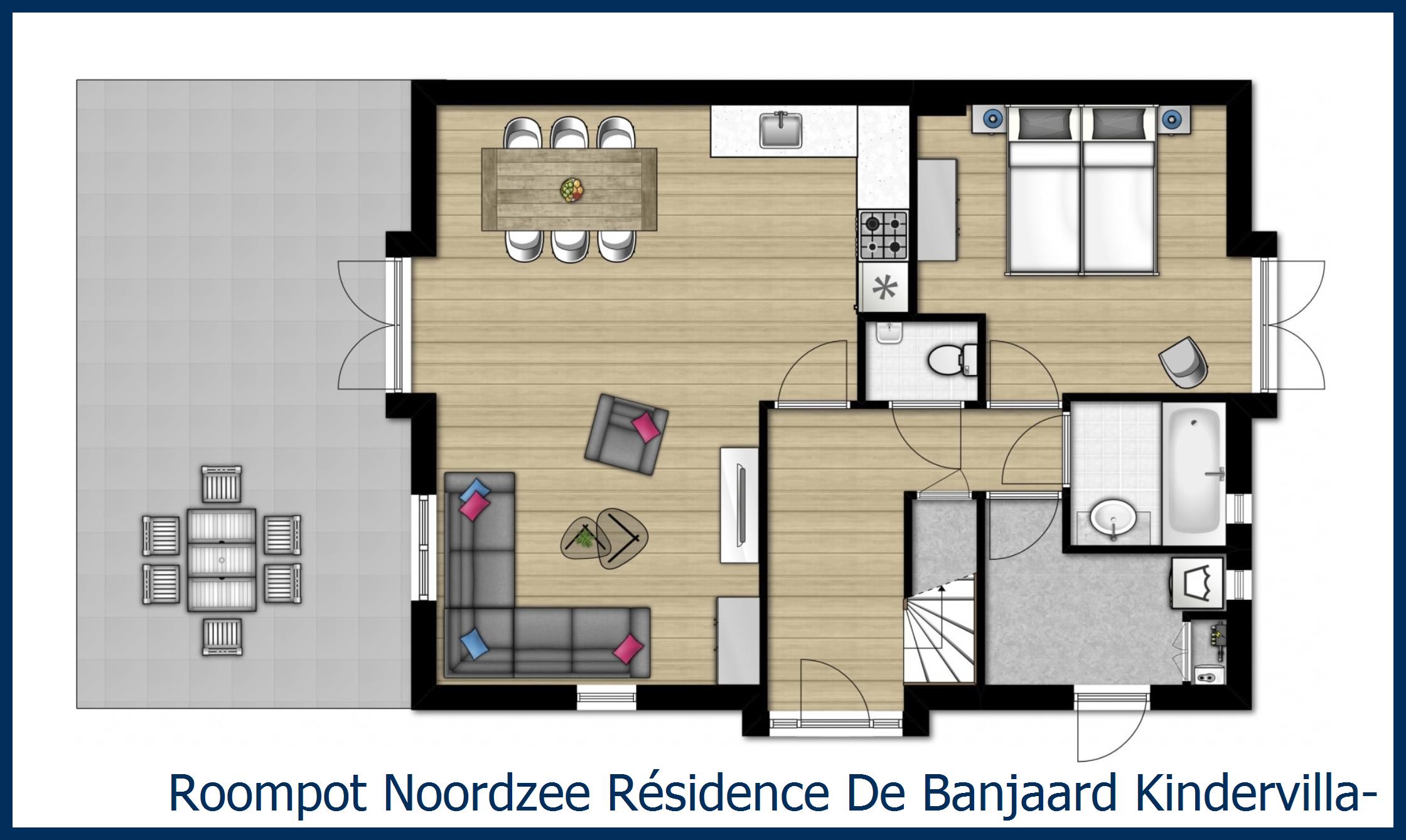 Villa Kindervilla-R7 à Noordzee Résidence De Banjaard