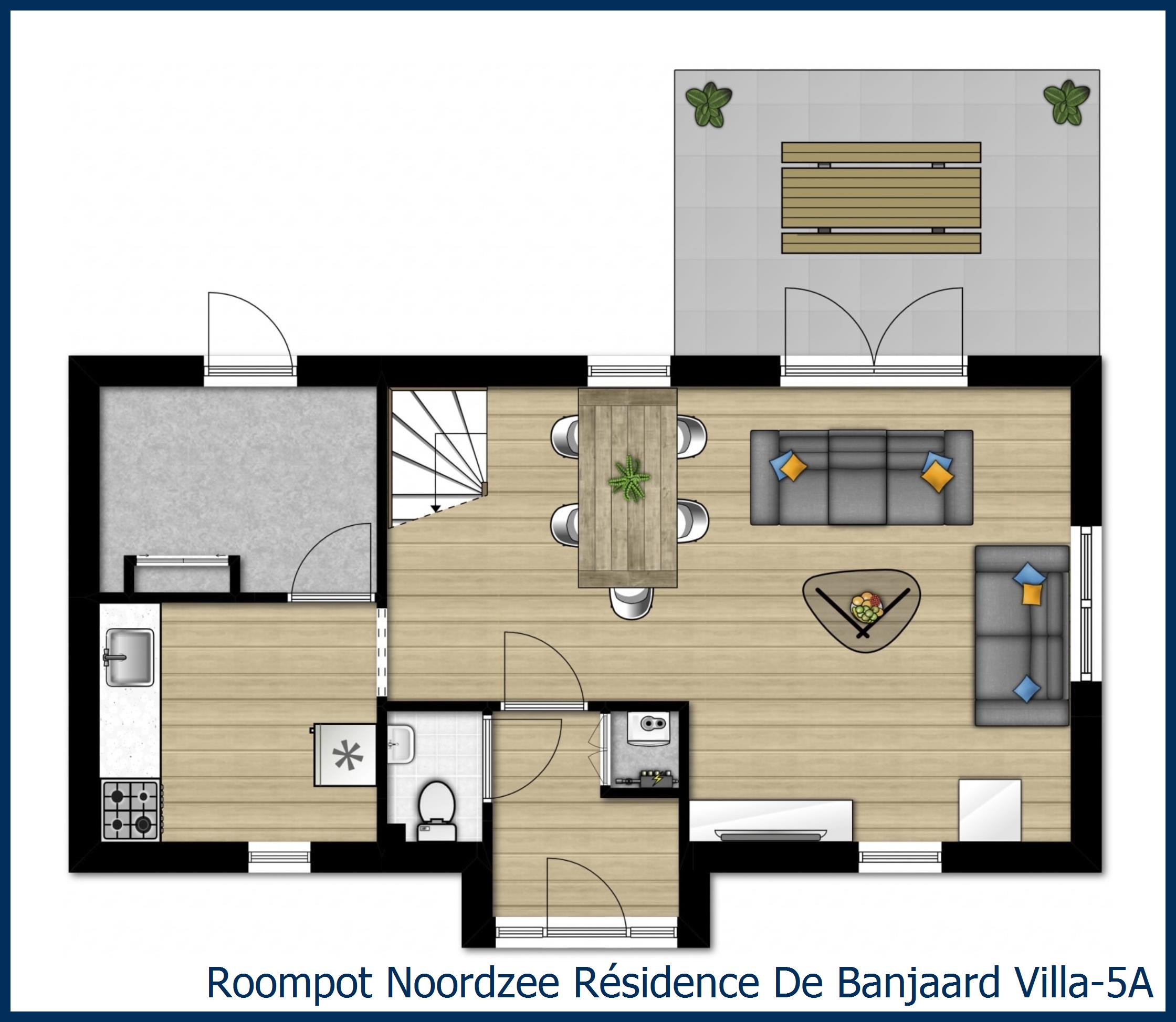 Villa Villa-5A à Noordzee Résidence De Banjaard