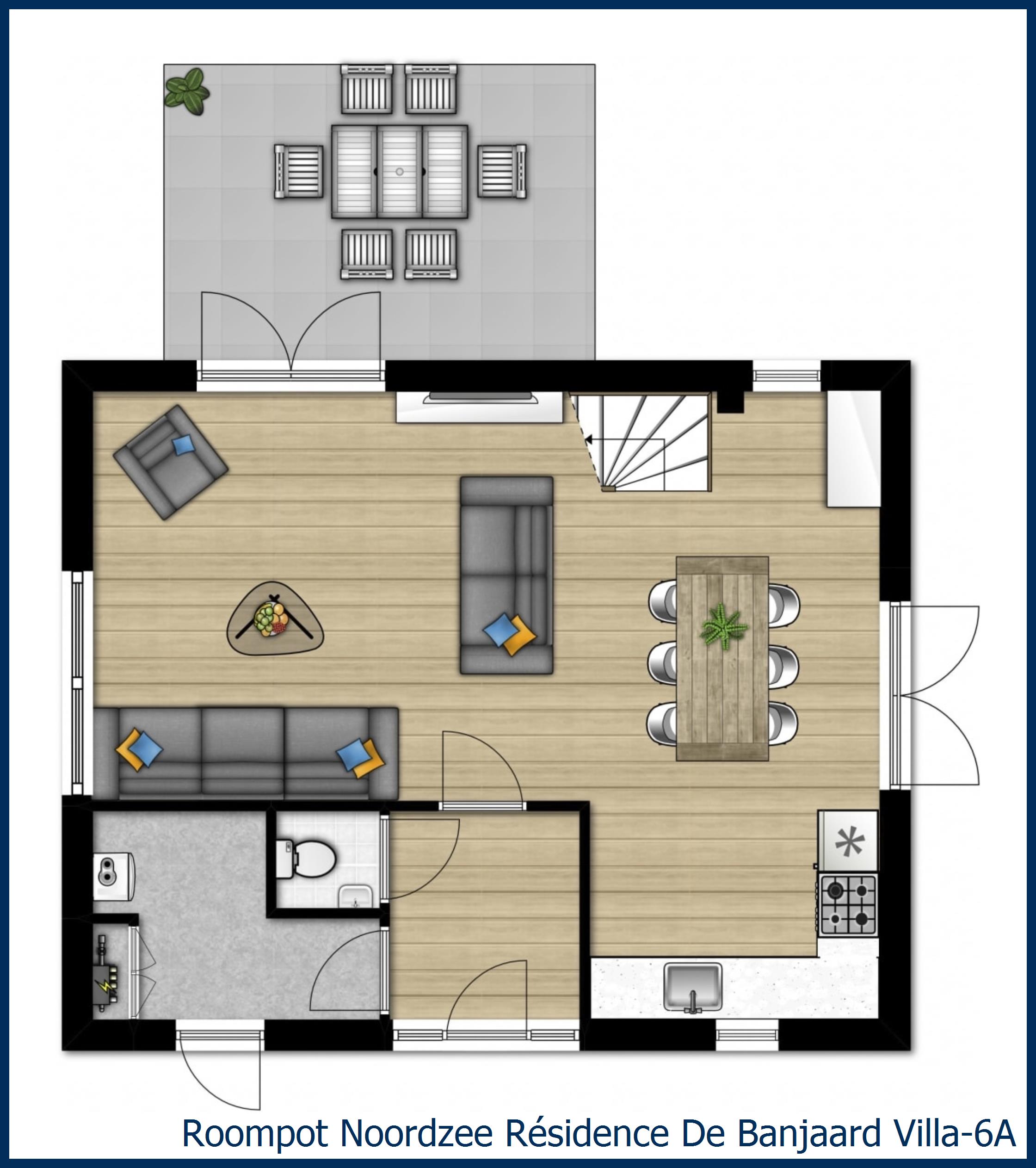 Villa Villa-6A à Noordzee Résidence De Banjaard