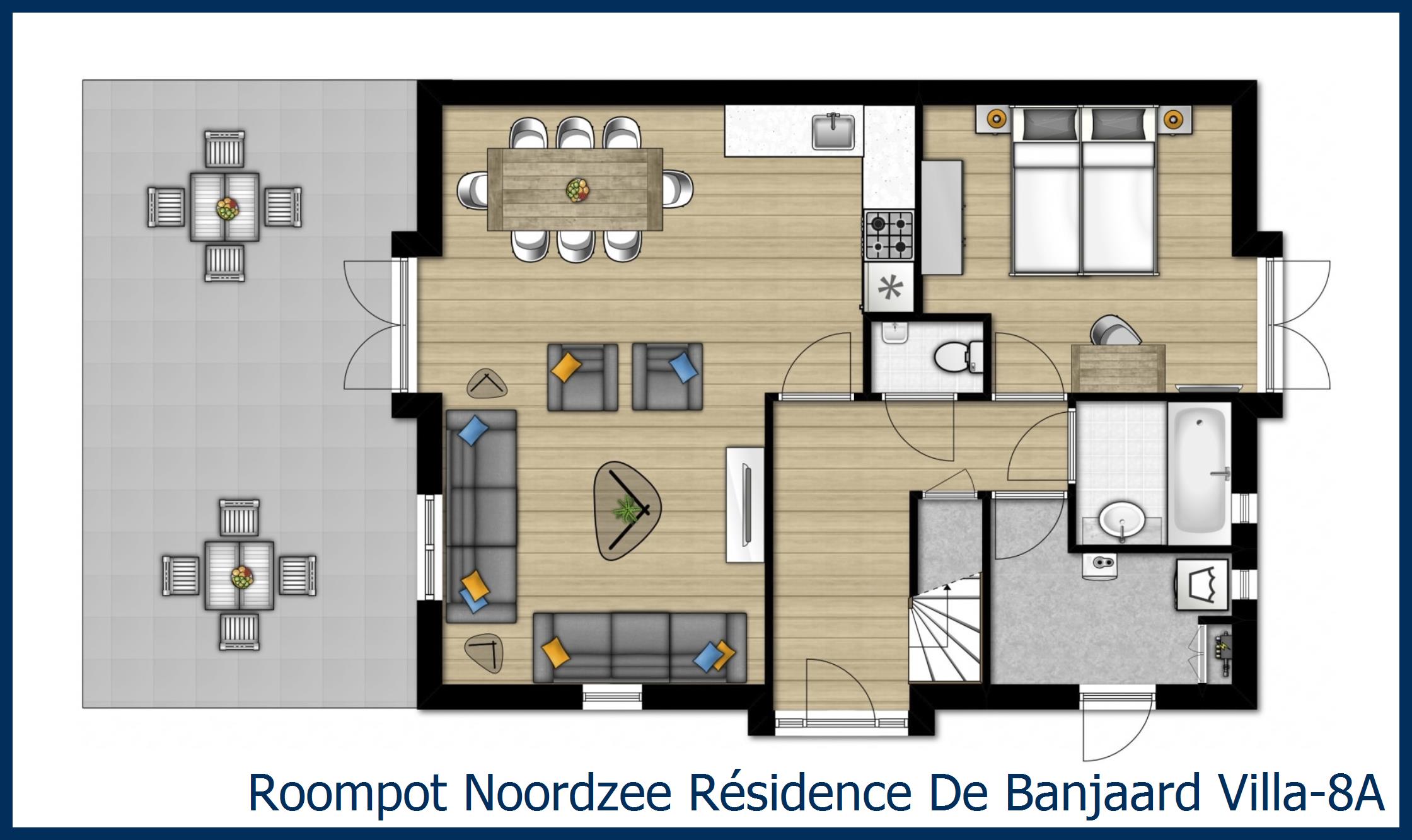 Villa Villa-8A à Noordzee Résidence De Banjaard