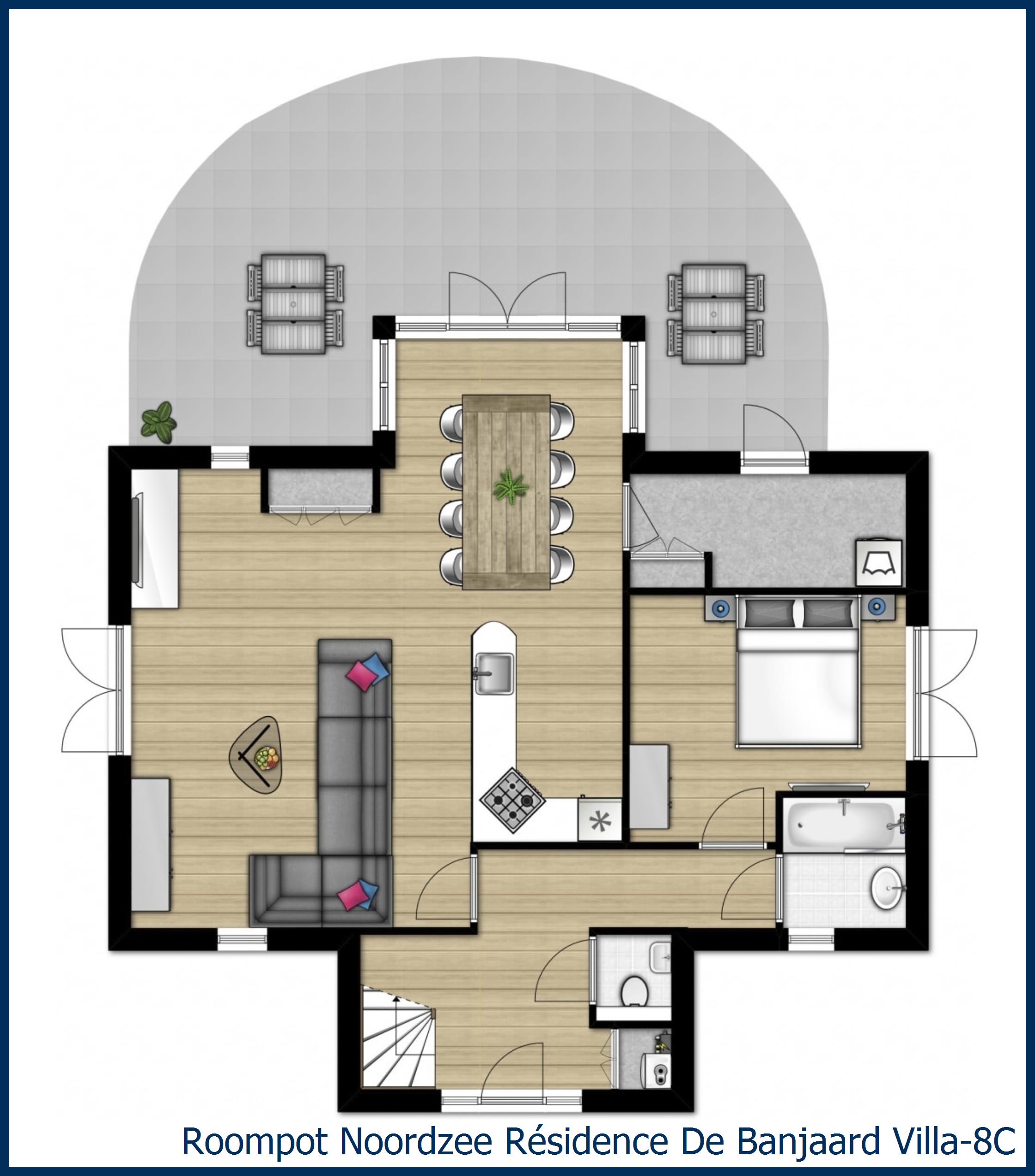 Villa Villa-8C à Noordzee Résidence De Banjaard