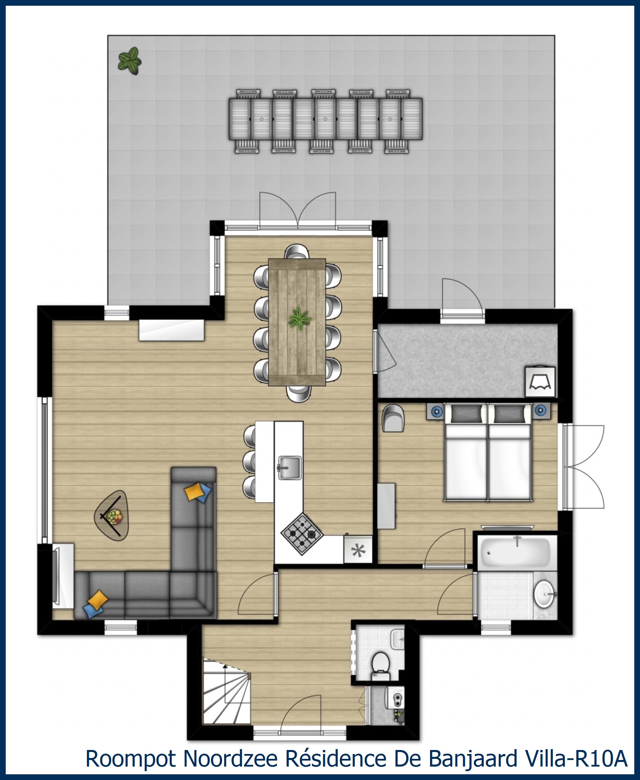 Villa Villa-R10A à Noordzee Résidence De Banjaard