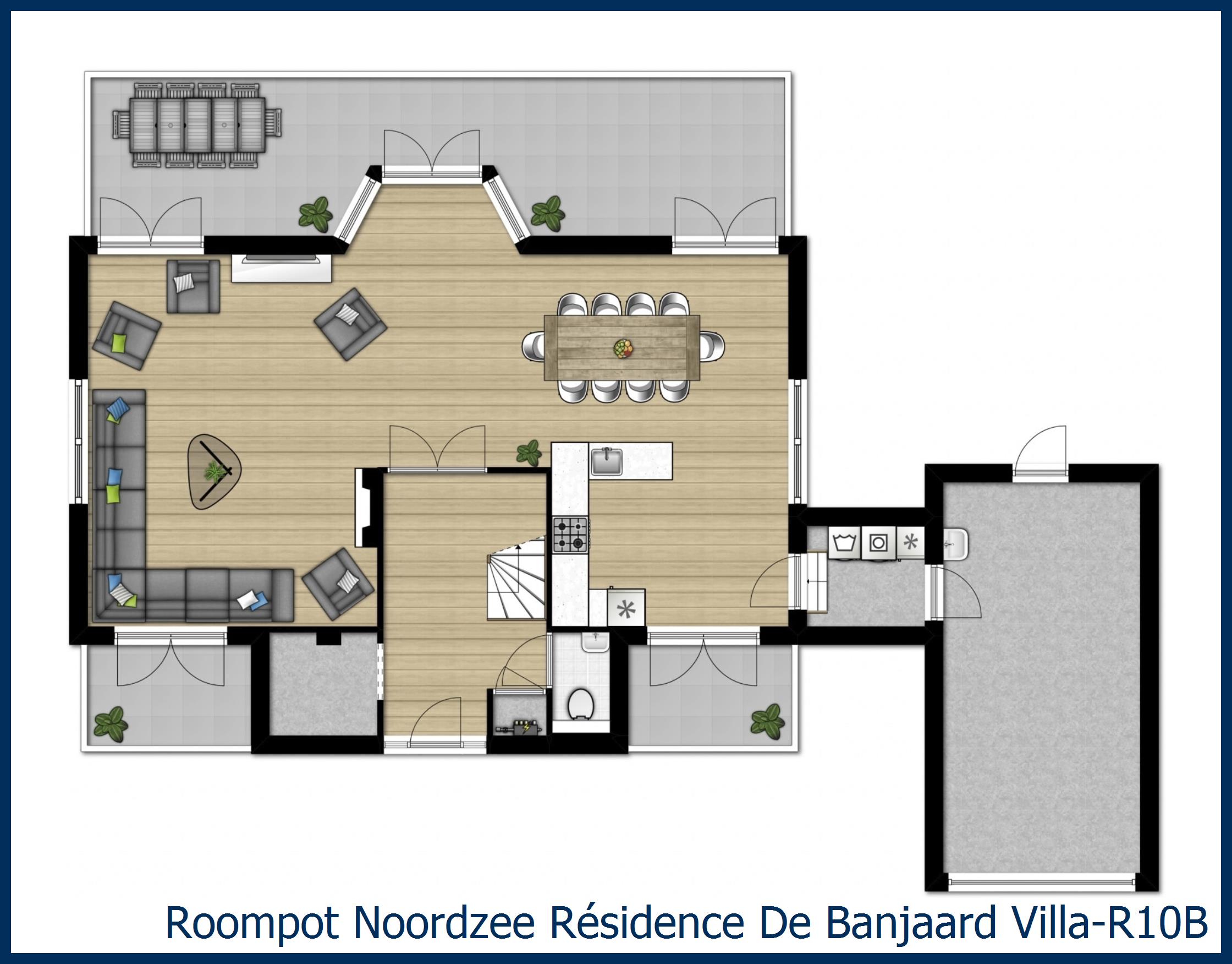 Villa Villa-R10B à Noordzee Résidence De Banjaard
