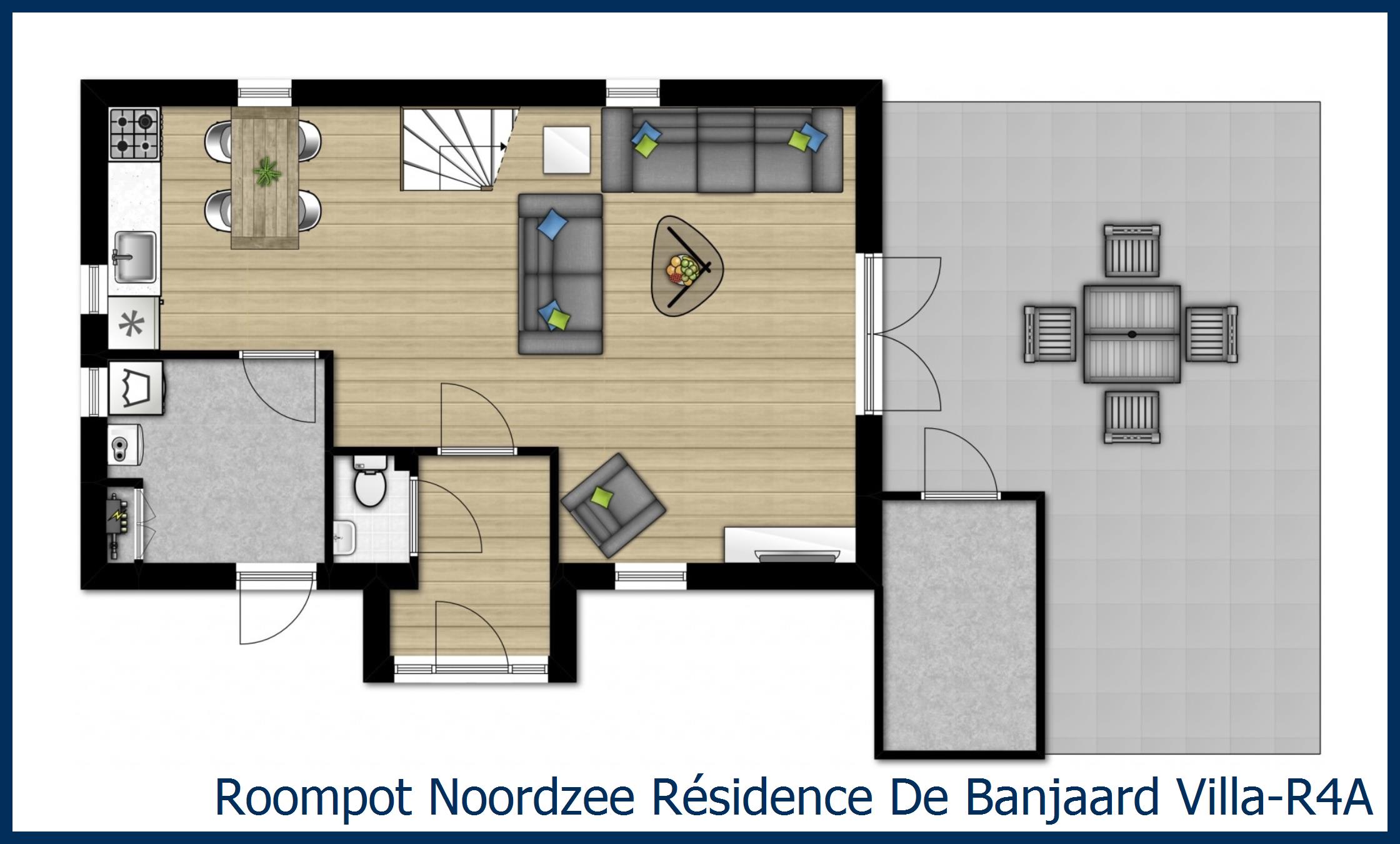 Villa Villa-R4A à Noordzee Résidence De Banjaard