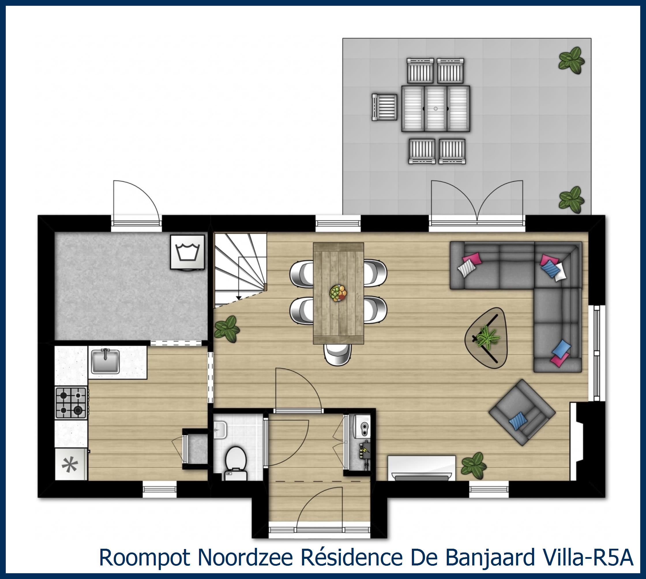 Villa Villa-R5A à Noordzee Résidence De Banjaard