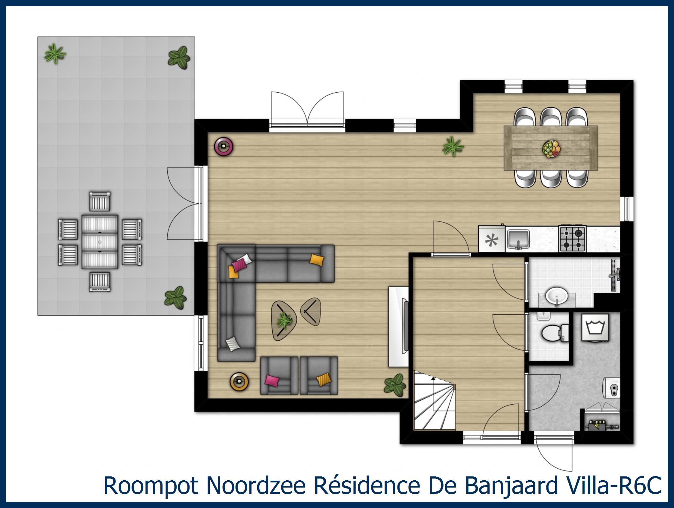 Villa Villa-R6C à Noordzee Résidence De Banjaard