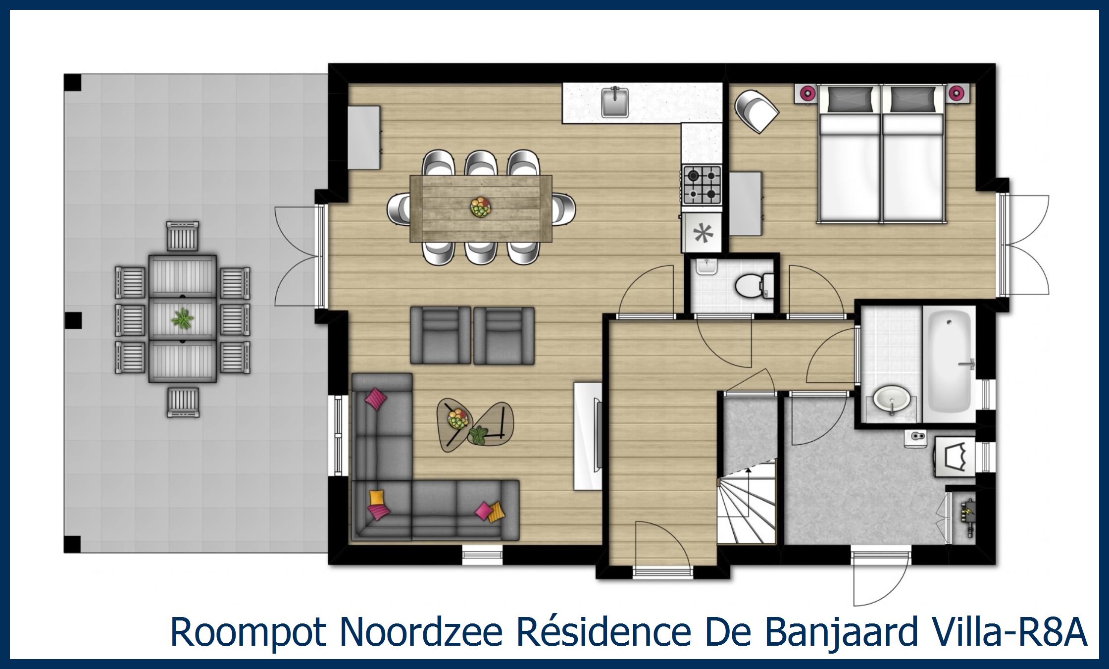 Villa Villa-R8A à Noordzee Résidence De Banjaard