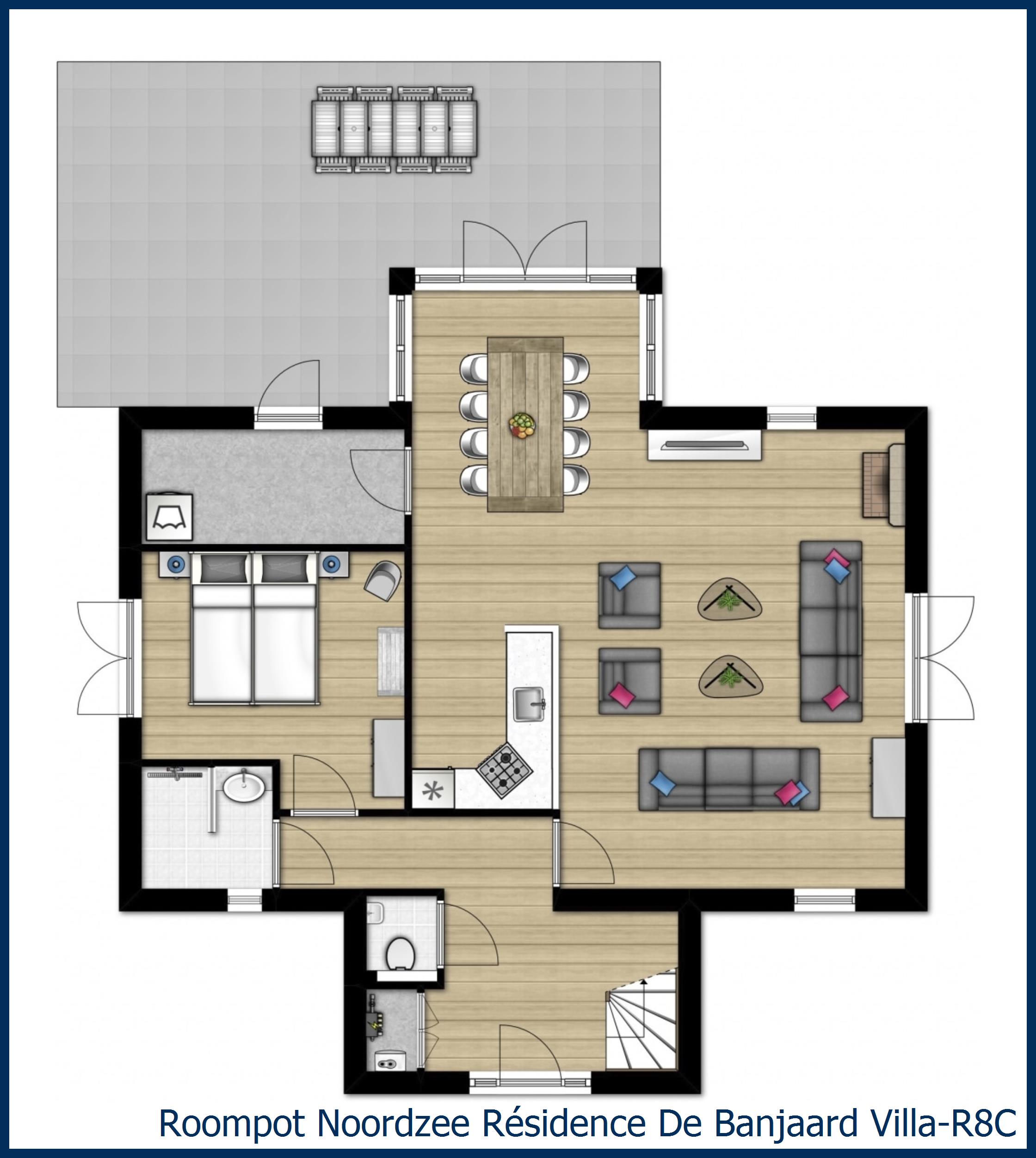 Villa Villa-R8C à Noordzee Résidence De Banjaard