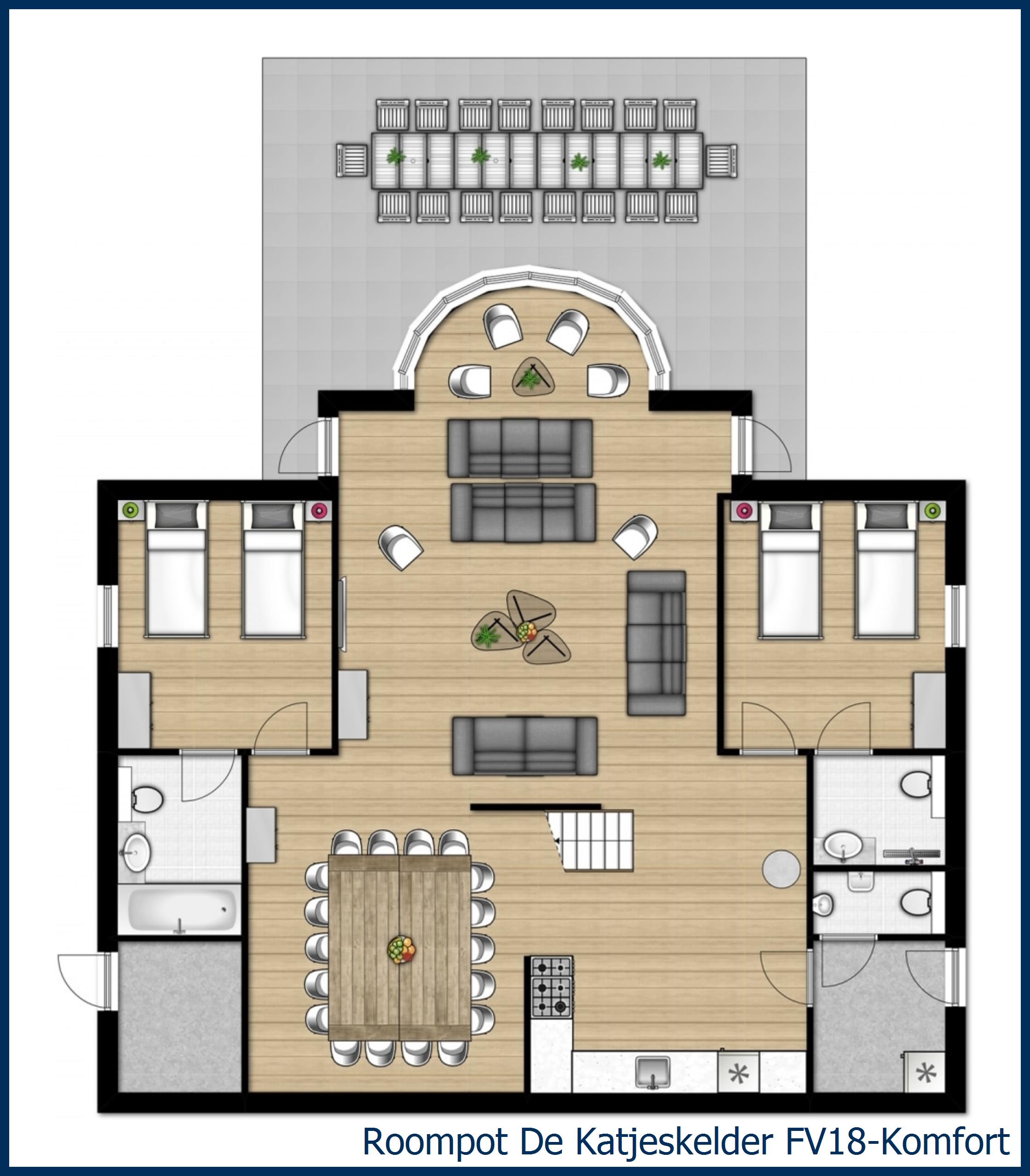Bungalow FV18-Komfort in De Katjeskelder