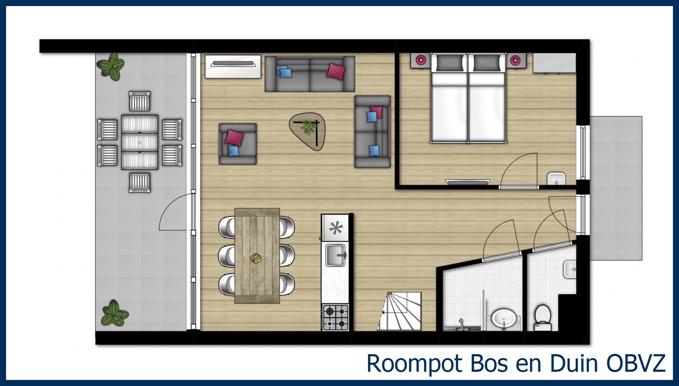 Bungalow OBVZ à Bos en Duin