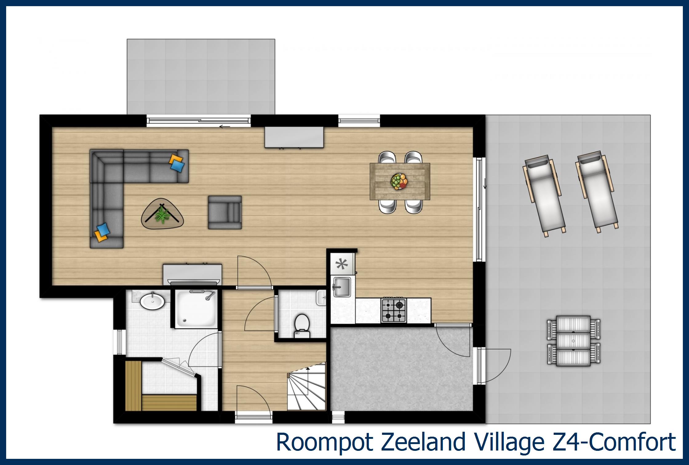 Bungalow Z4-Comfort à Zeeland Village