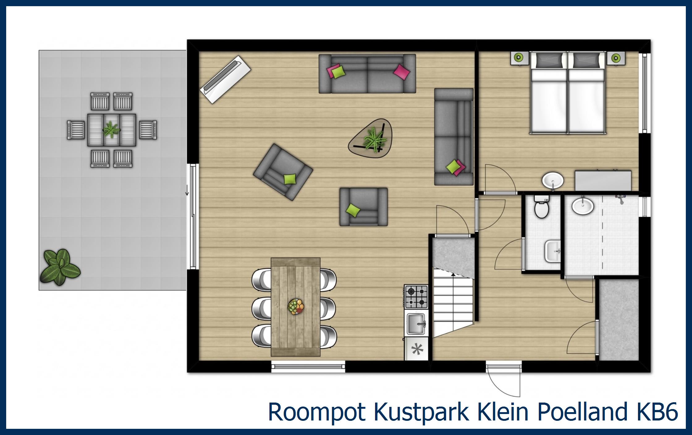 Bungalow KB6 à Kustpark Klein Poelland